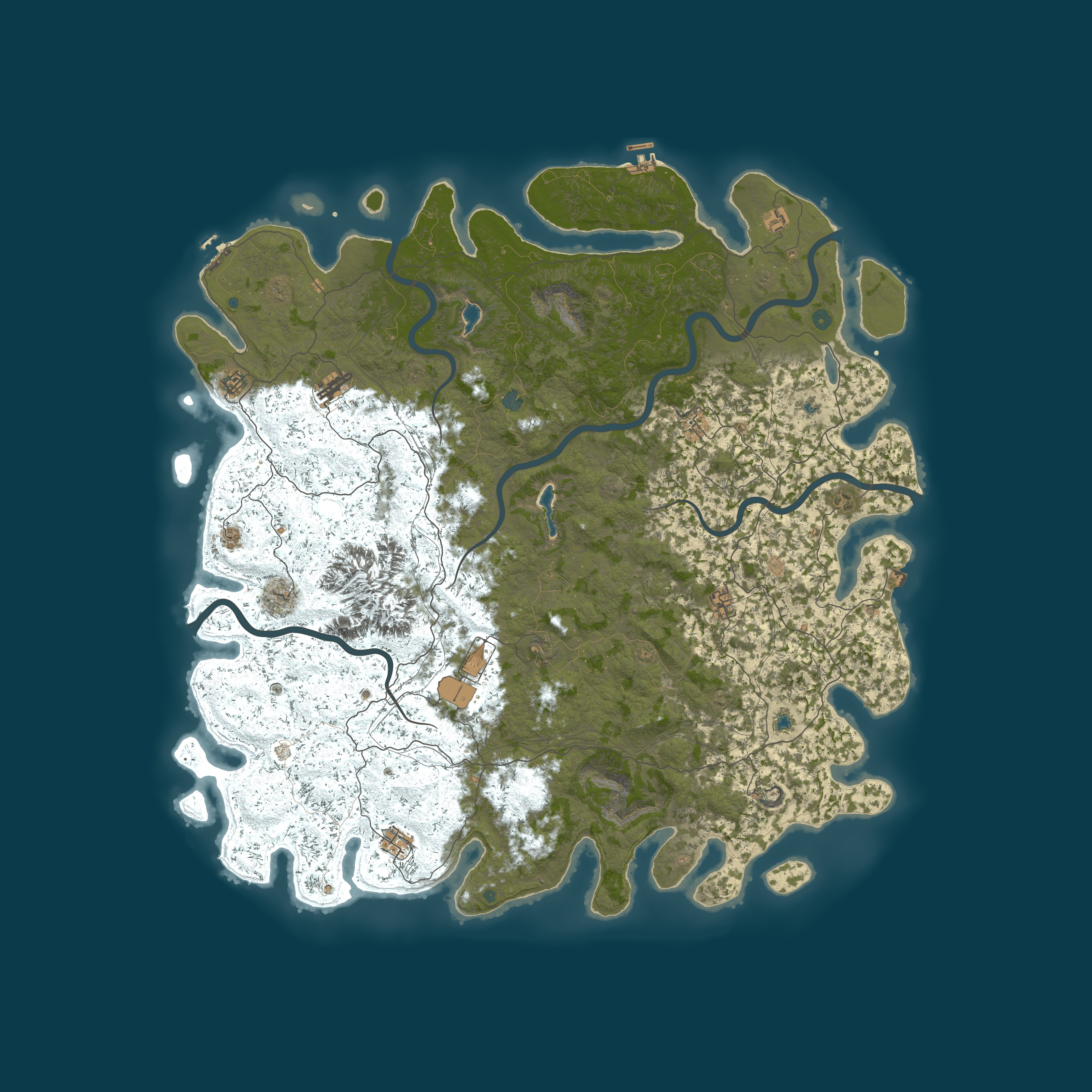 Procedural Map, size 6000, seed 1326546472