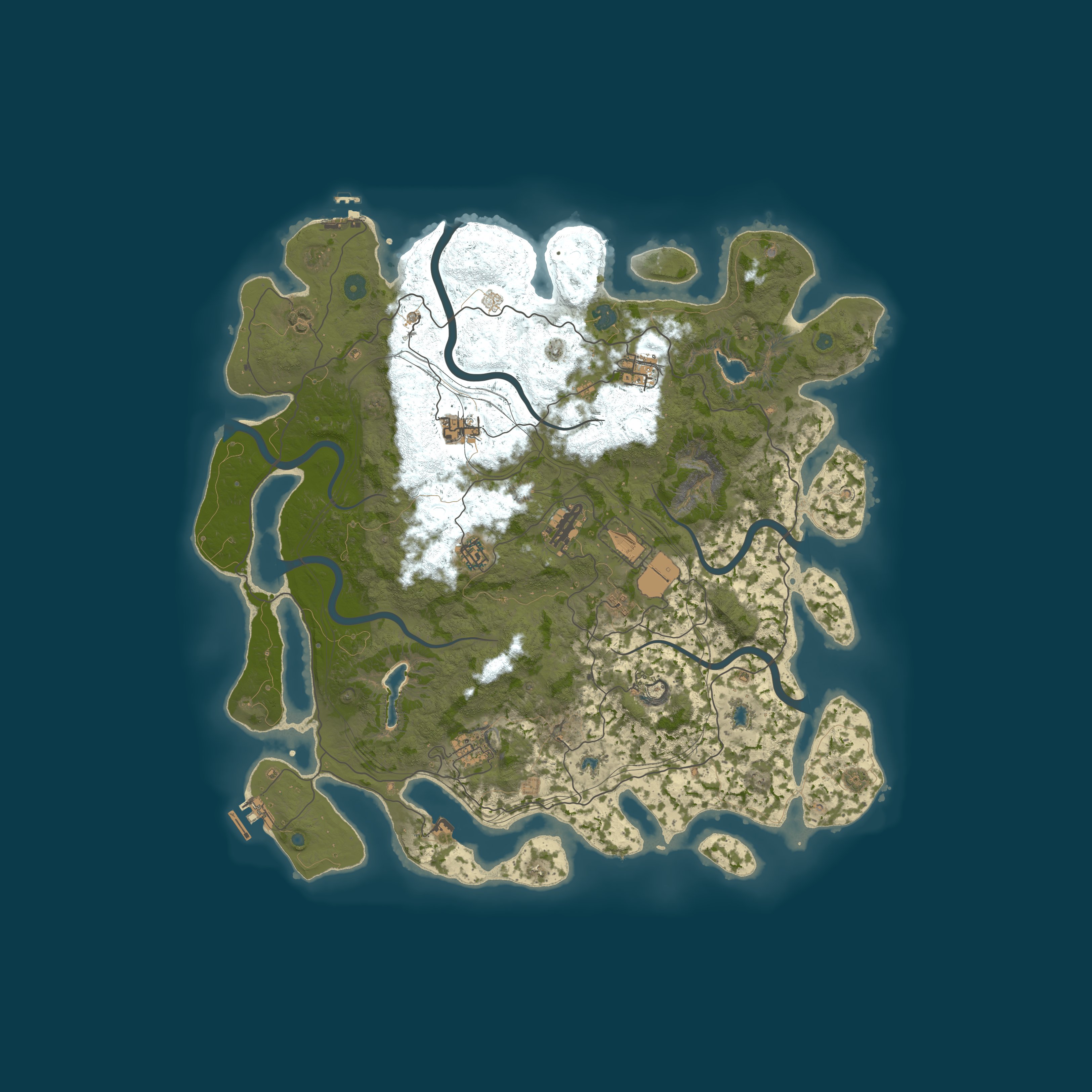 Map for Rust Casual|No KOS|No raid until wipe