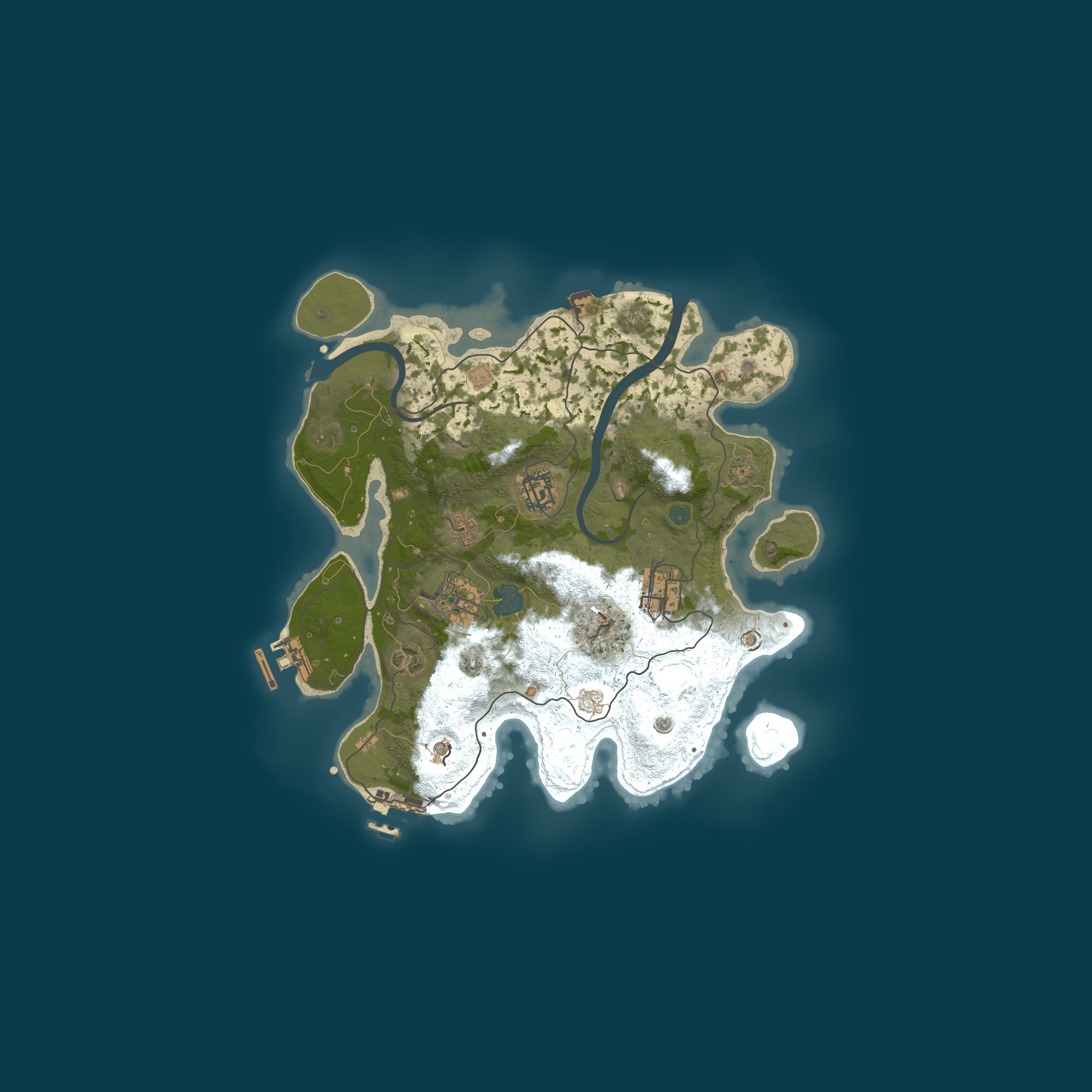 Map for DeadWire | 3X Solo | PvE/PvP | Skills • NPCs • Events • Q