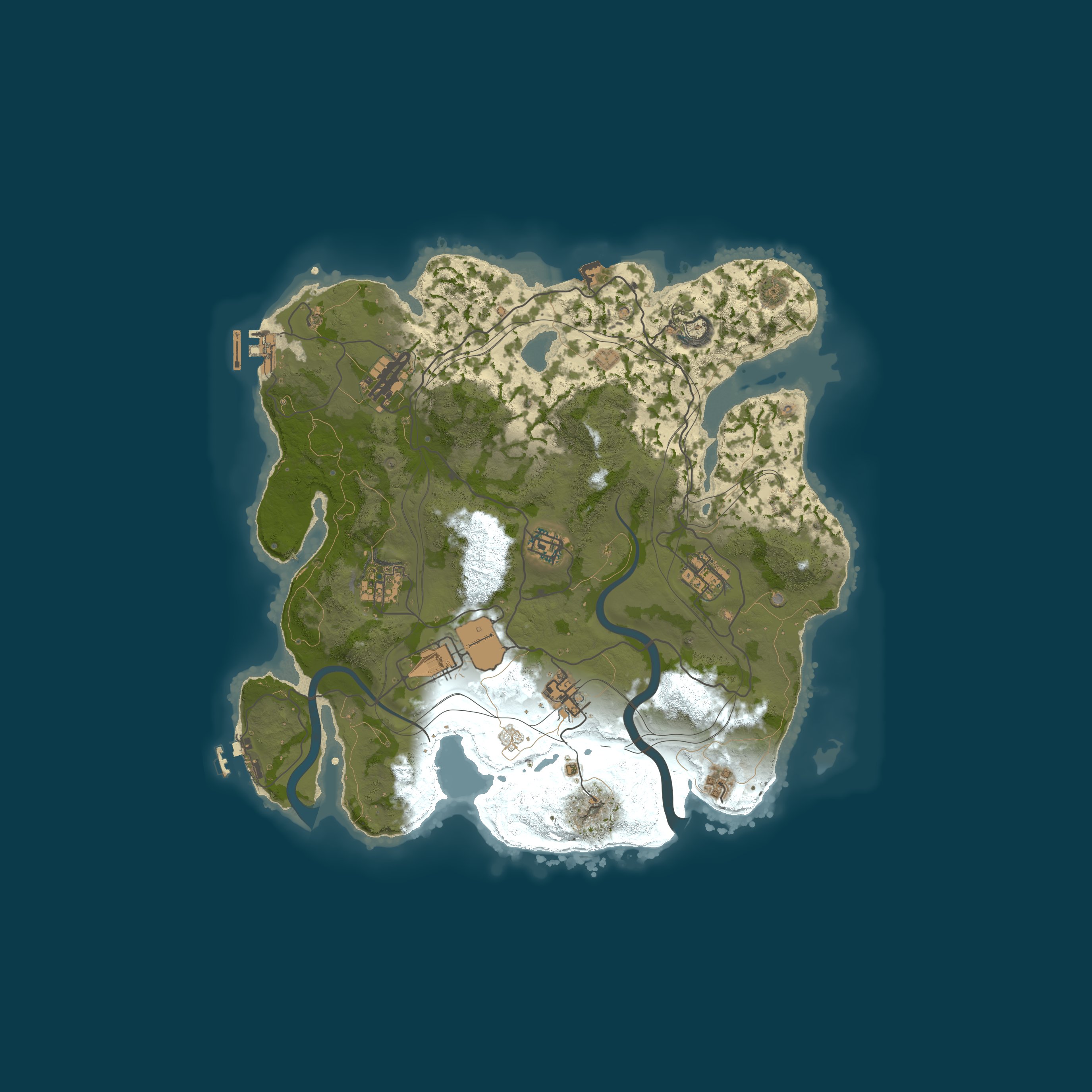 Map for [AU/NZ] NO LIFE RUST | SOLO/DUO ONLY | VANILLA | LOW UPKEEP