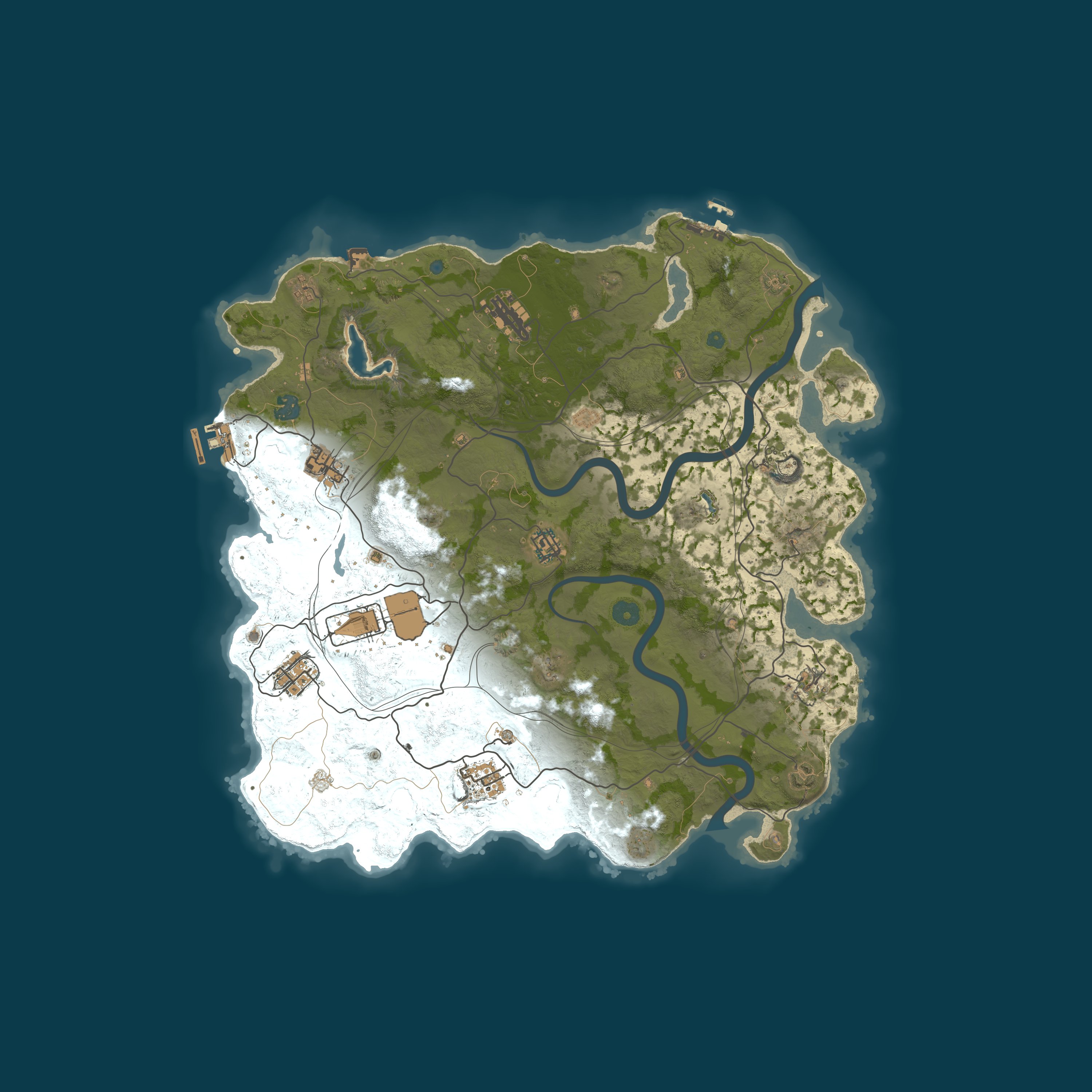 Map for Rusty Rascals | Solo/Duo/Trio | Monthly | No BP Wipe