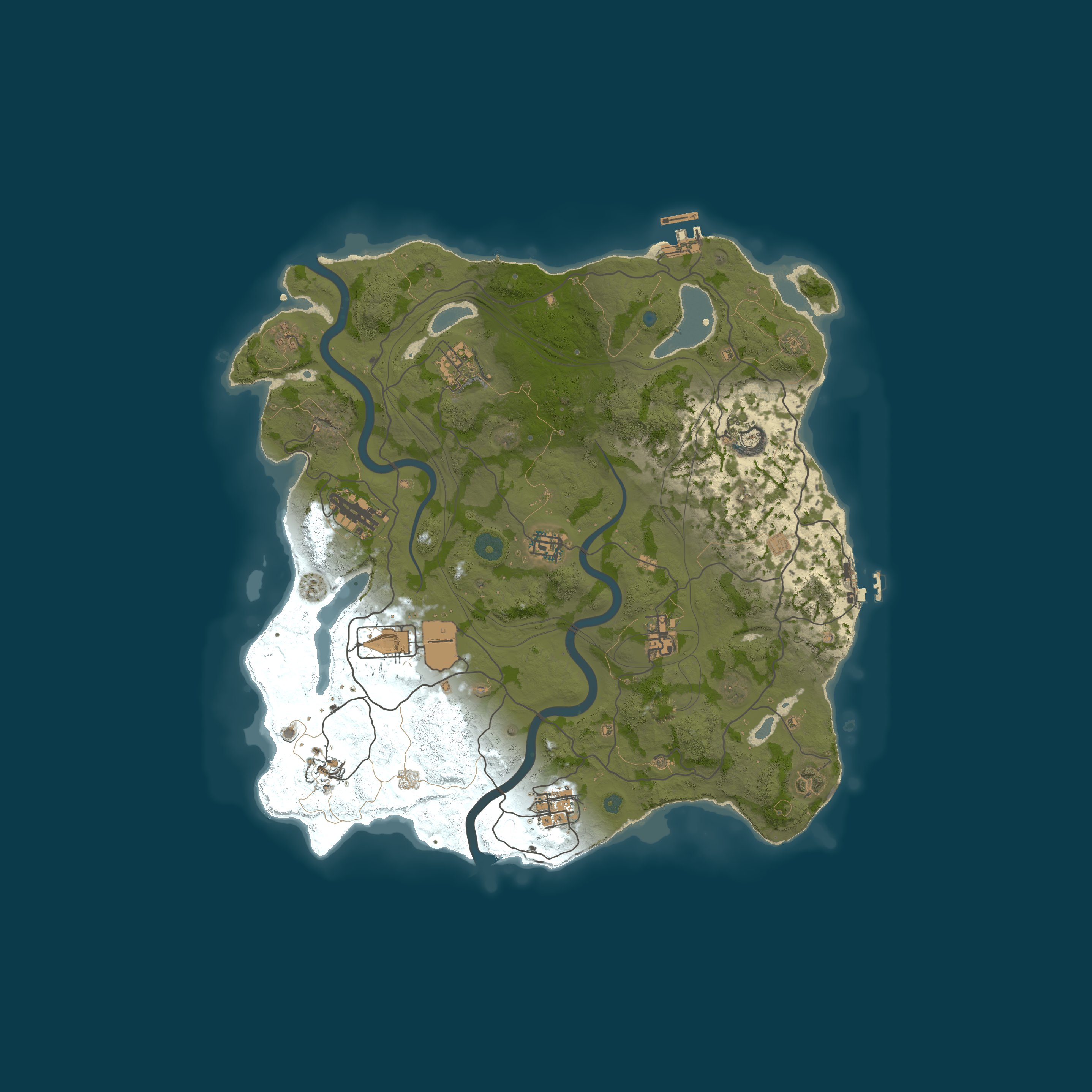 Map for ⦿【ICEFUSE】5X Bravo (Solo/Duo/Trio/Quad|Shop|Kits|X5 WIPED