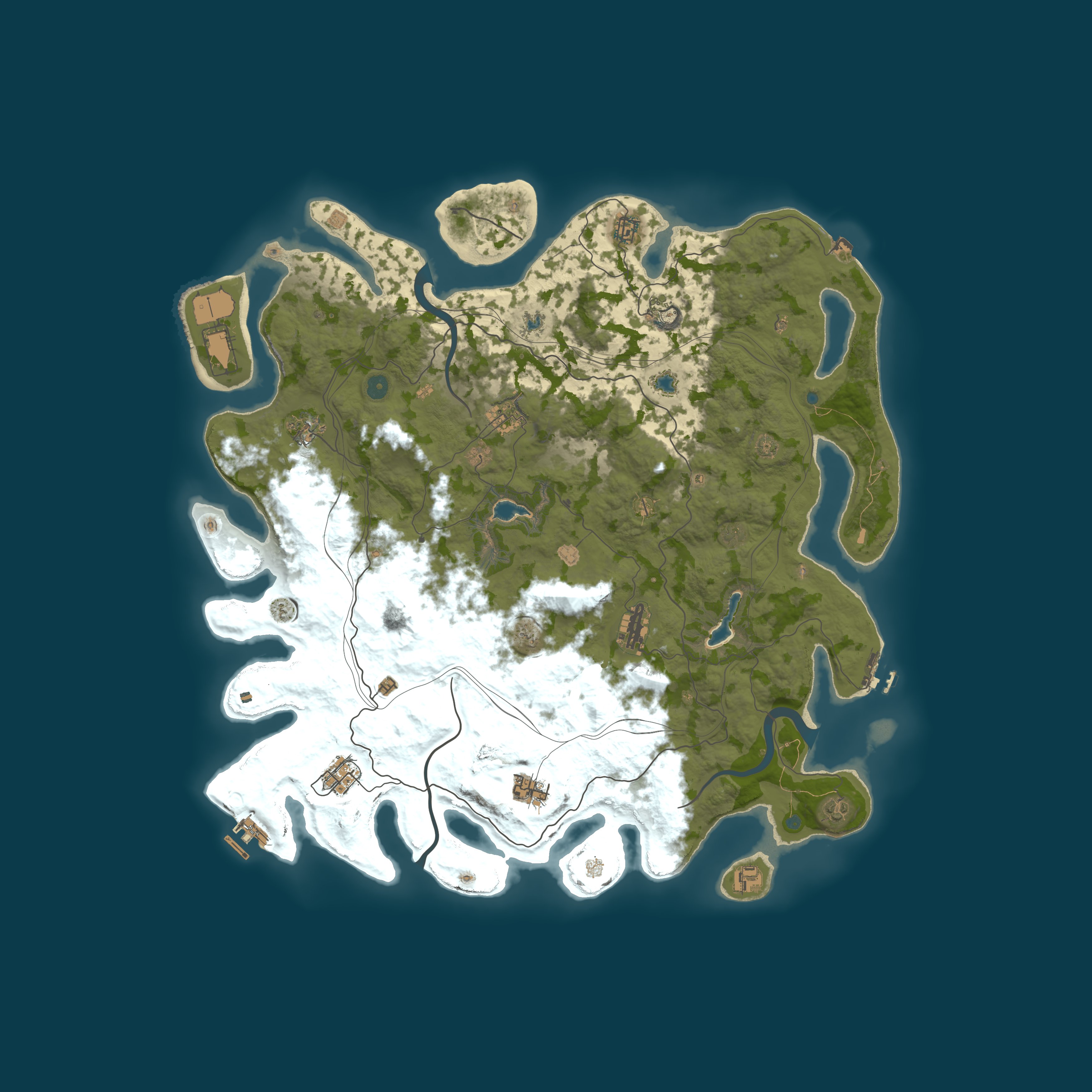 Rust map 5000/13825