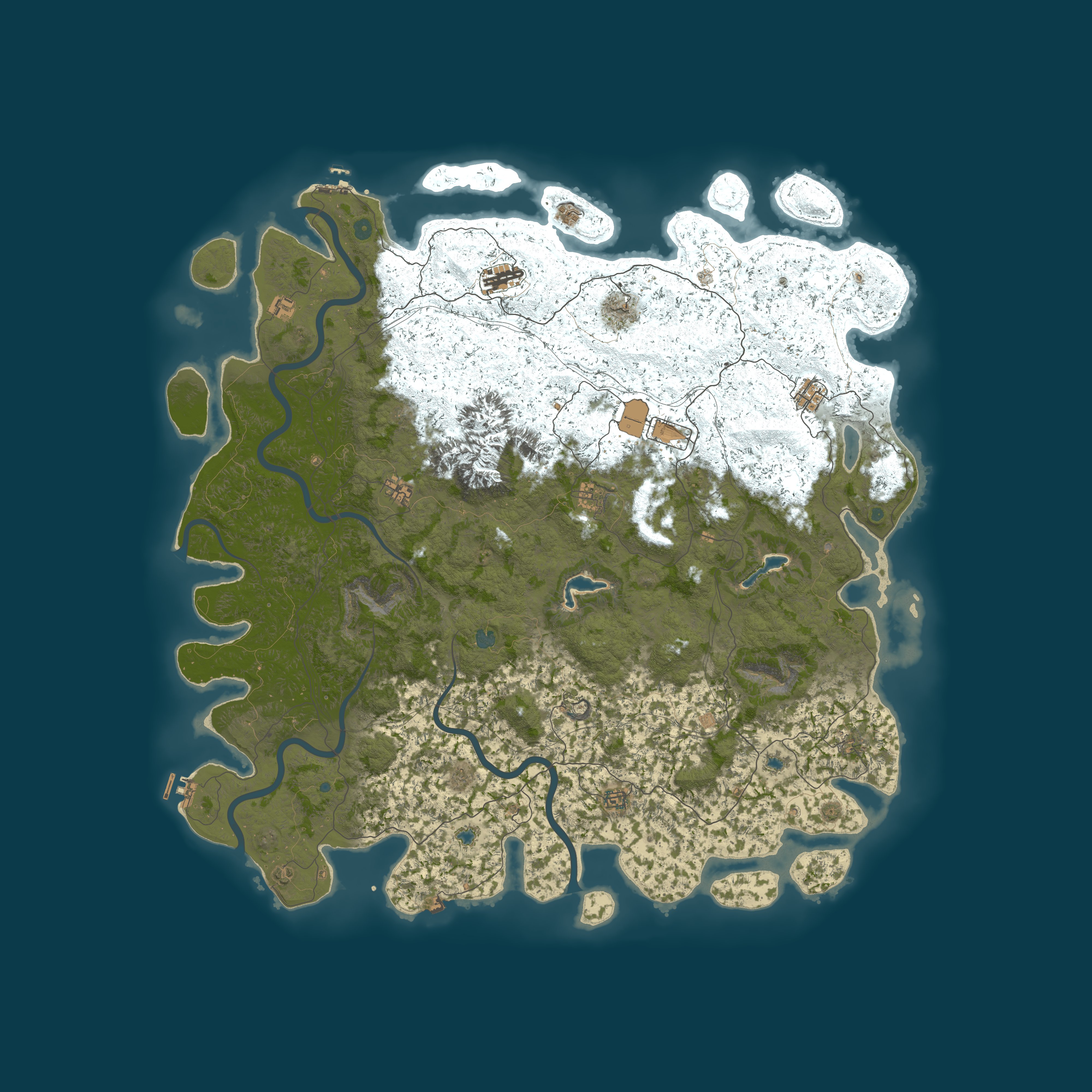 Map for Land of Chaos