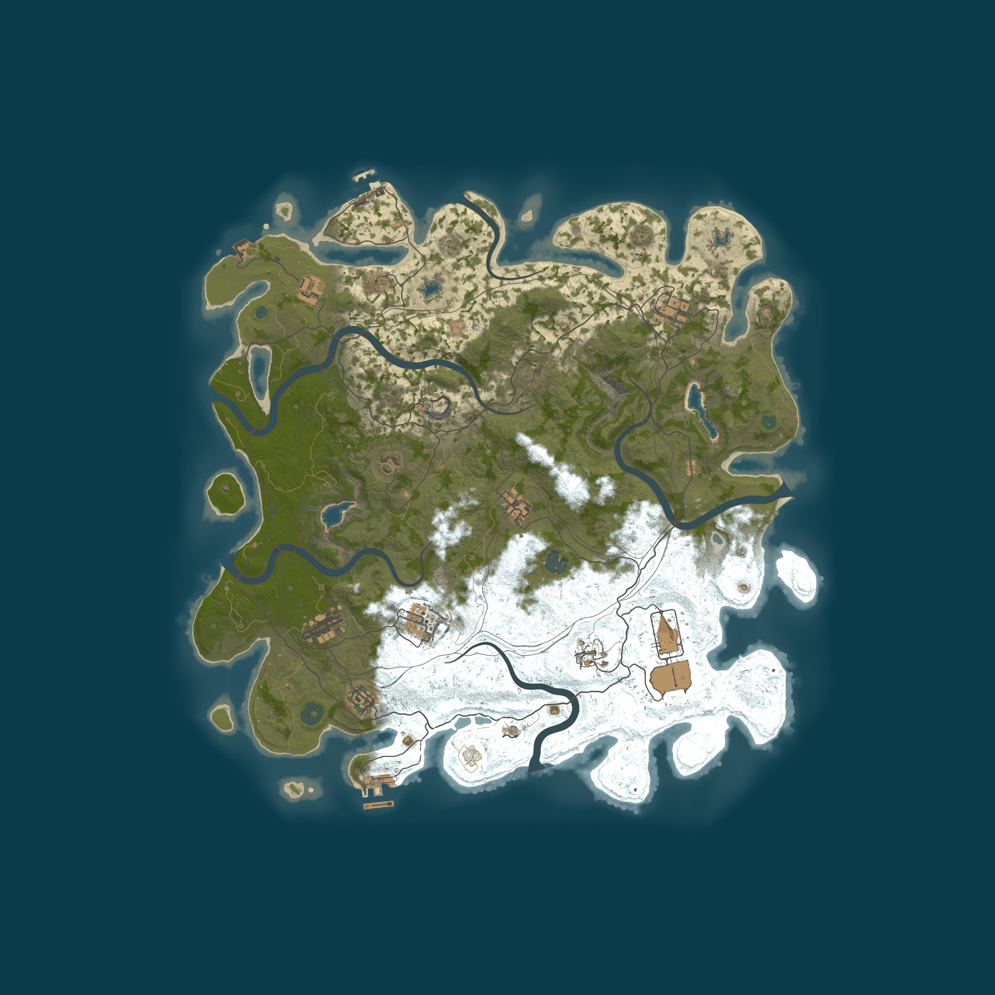 Map for Tactical Goose's Fun World