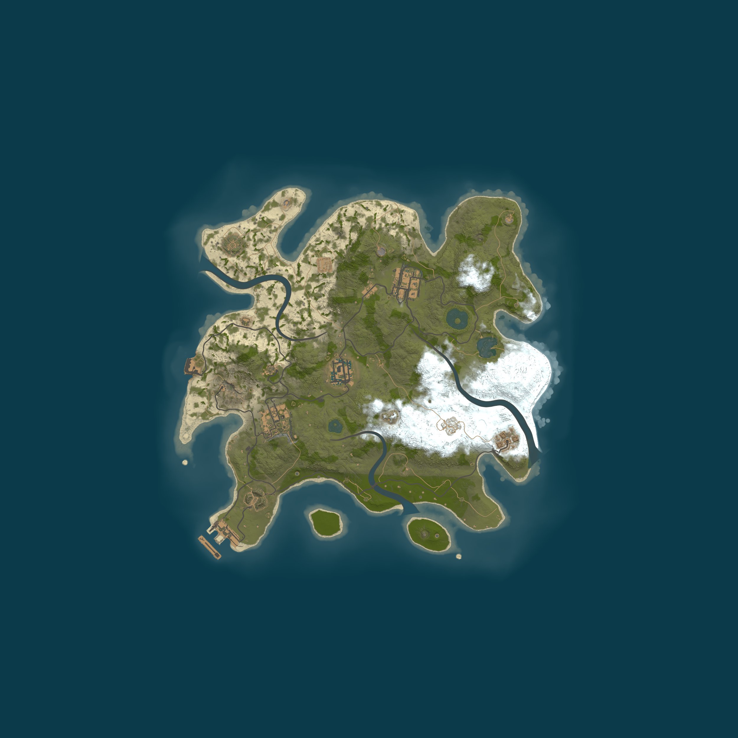 Map for TyunkovRust classic