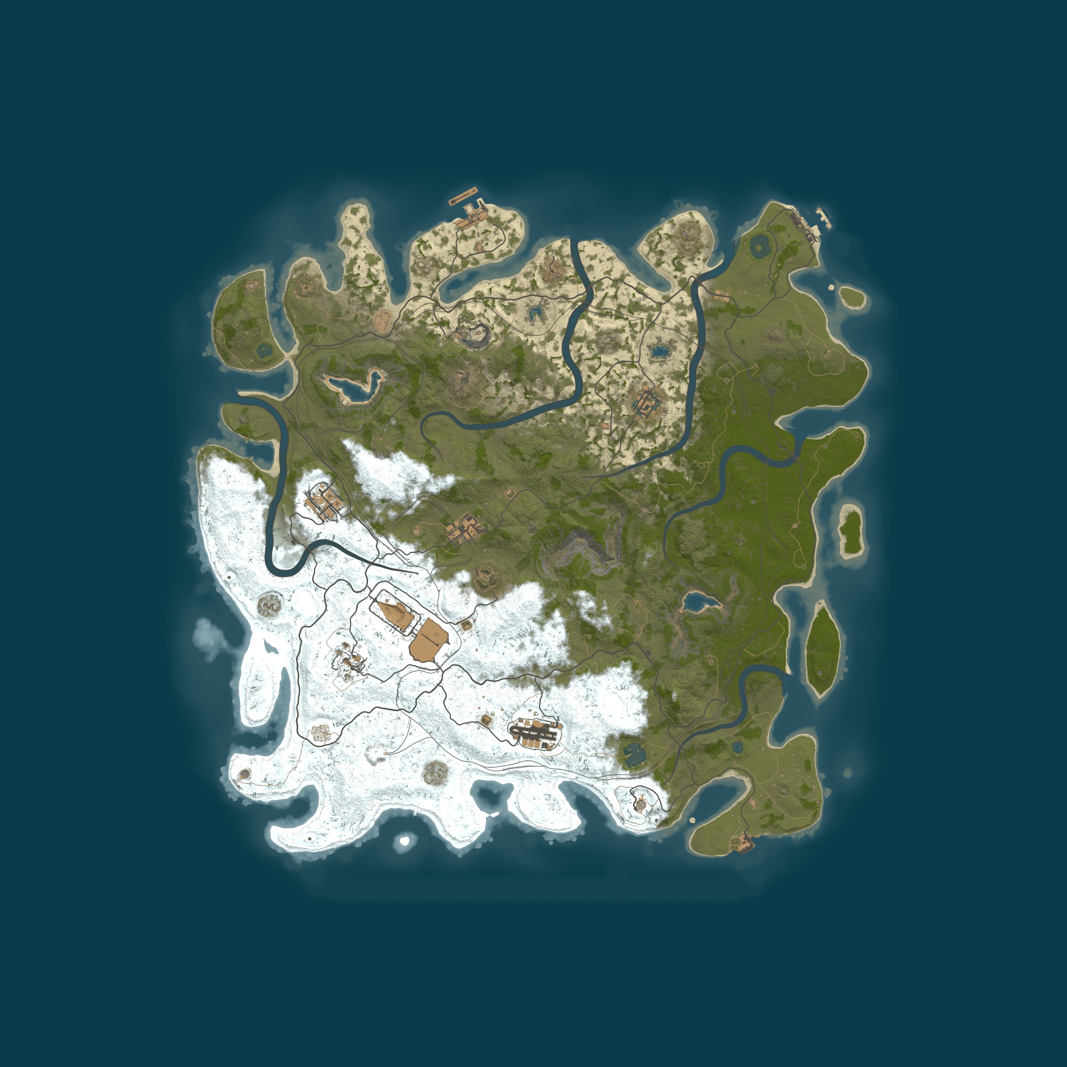 Map for A Don Makato Rust Server