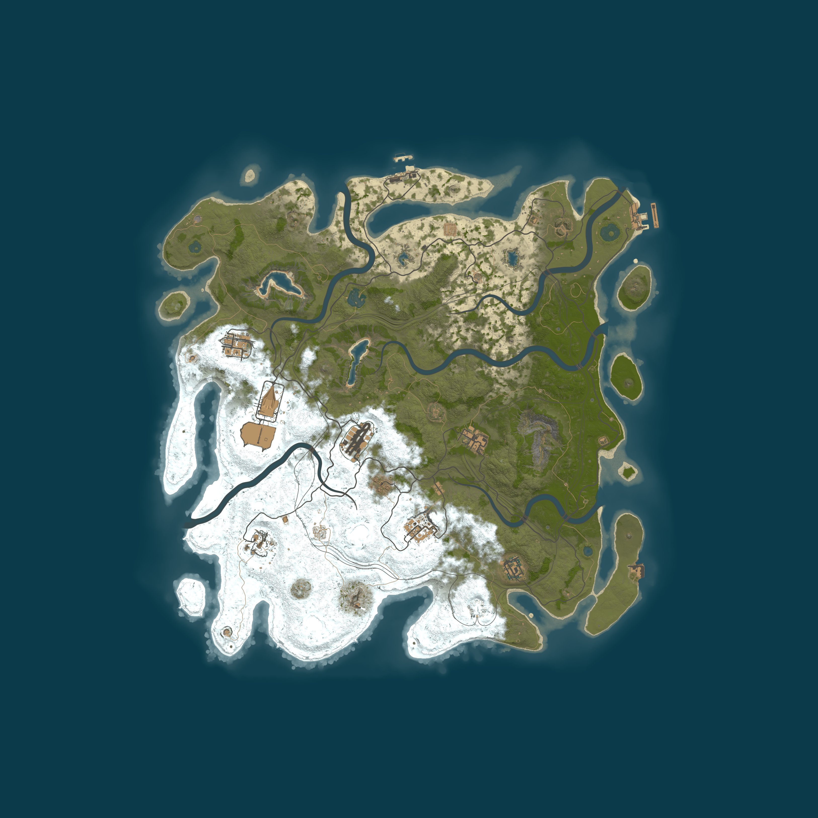 Map for A Shockbyte Rust Server