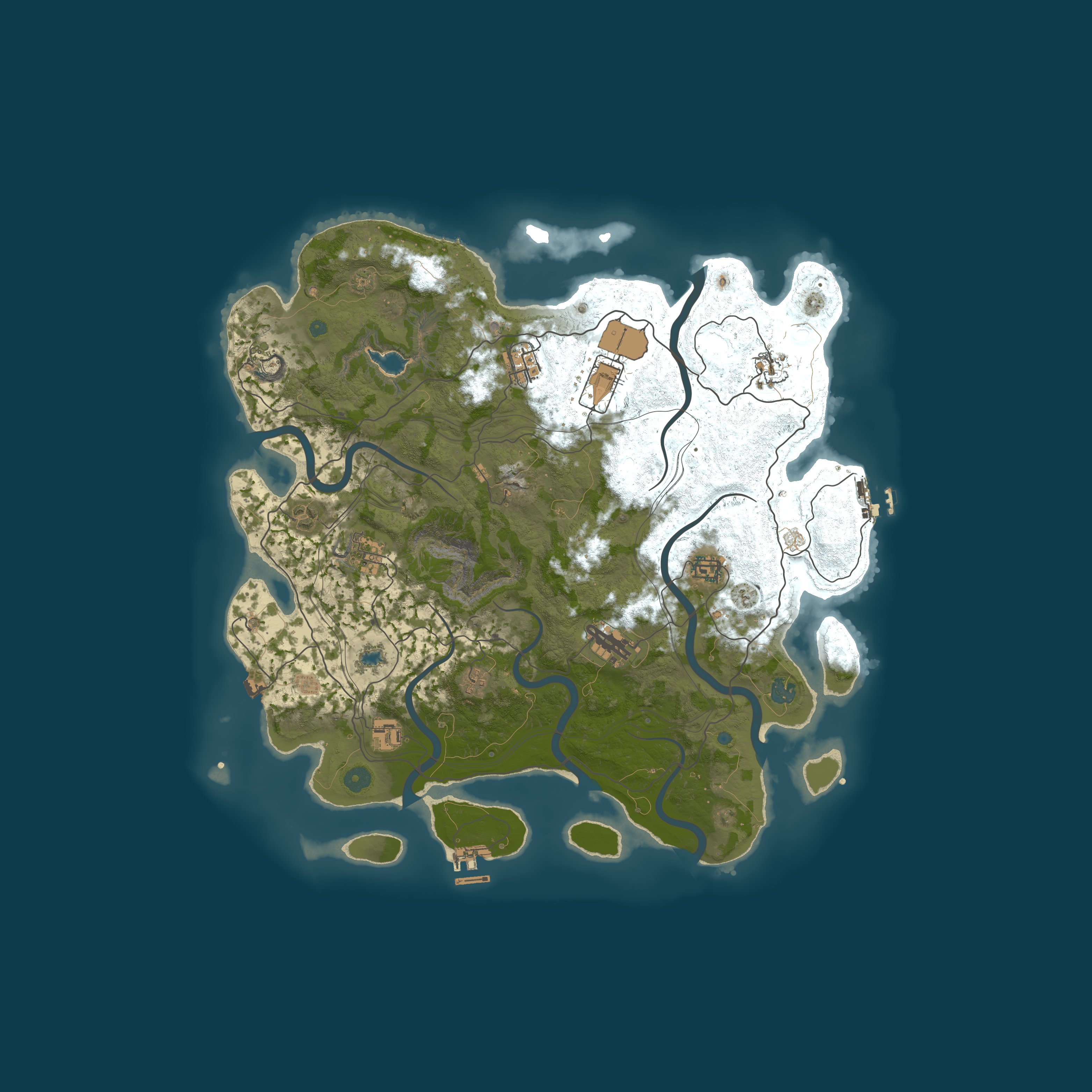 Map for RUST FUNs x50-x100 LOOT+ ДЛЯ НОВИЧКОВ