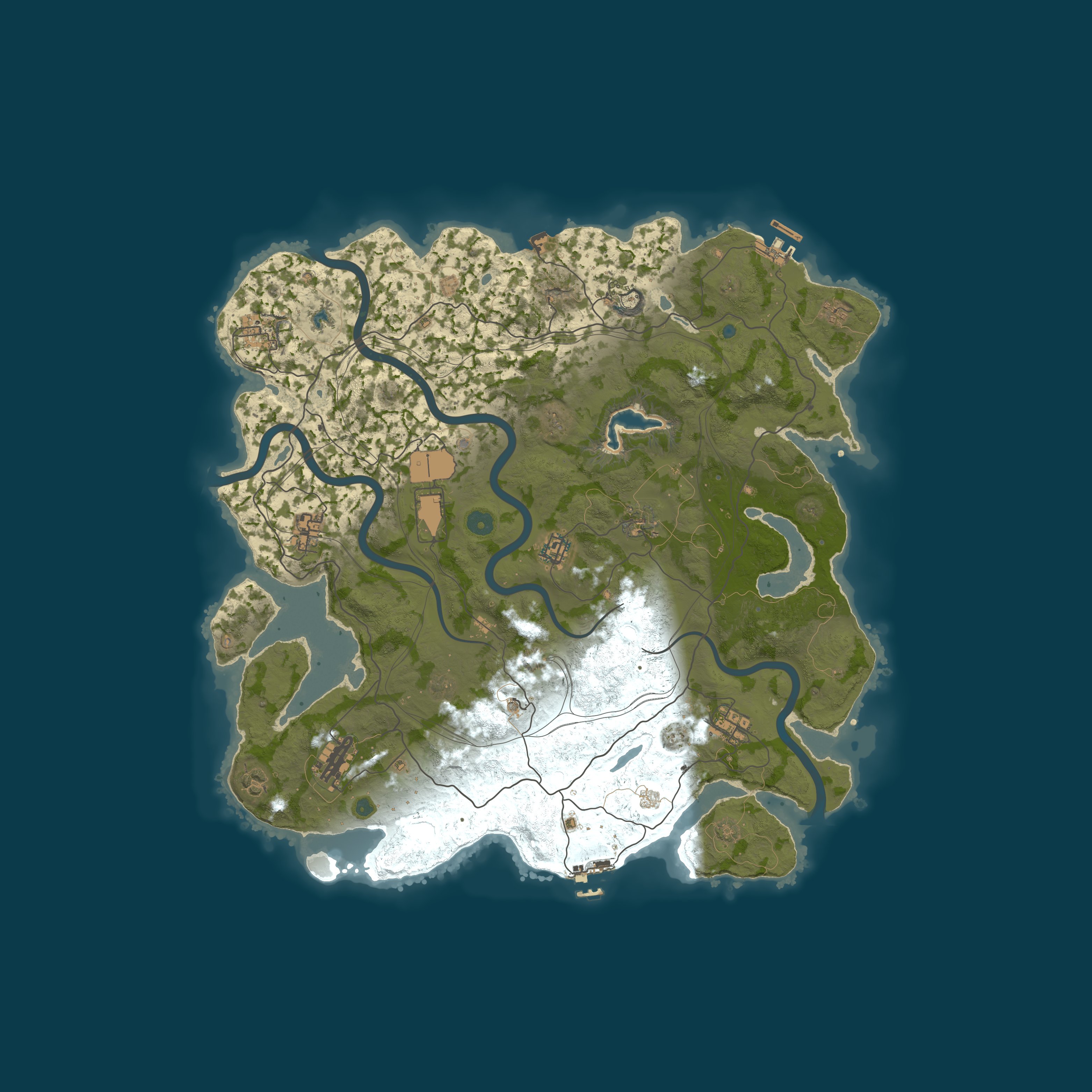 Map for WEREWOLF GAMING.CO 5x Solo/Duo LARGE |Loot X5|TP|Homes|Kits