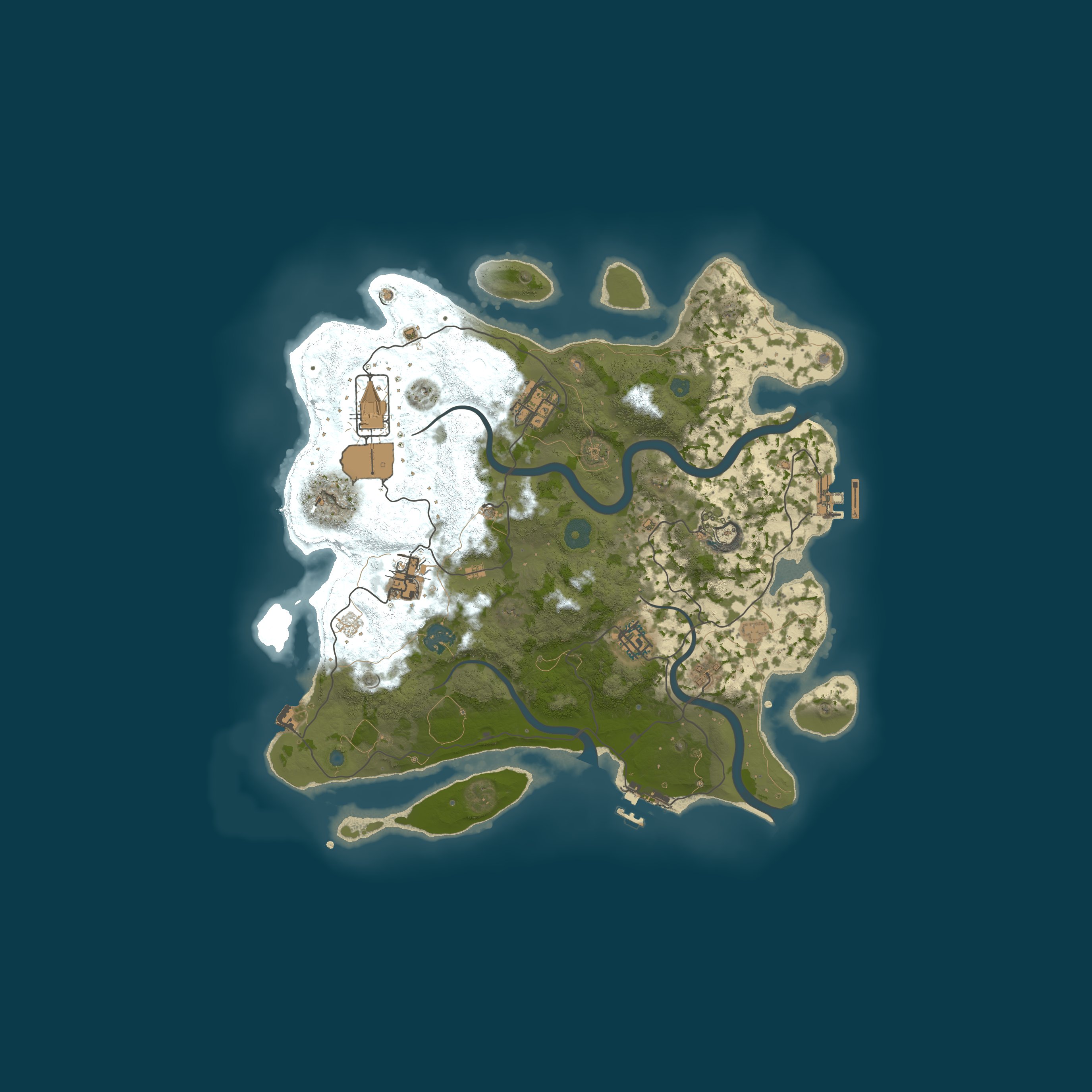 Map for Gibberish Rust 2x Vanilla+|No BP wipe|6 max team