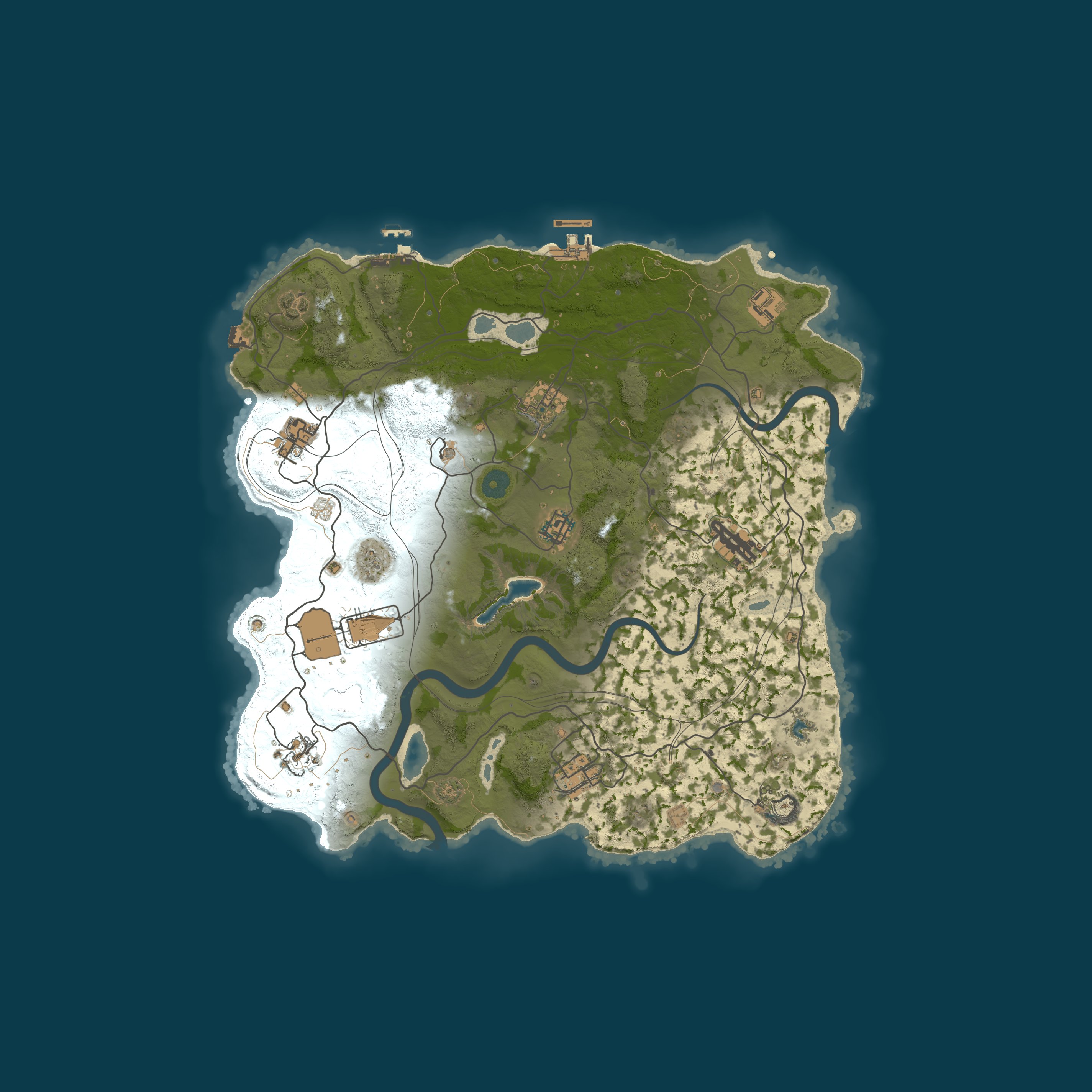 Map for [US] Rust in Peace - 2x Vanilla Wednesdays Solo/Duo/Trio/Quad |