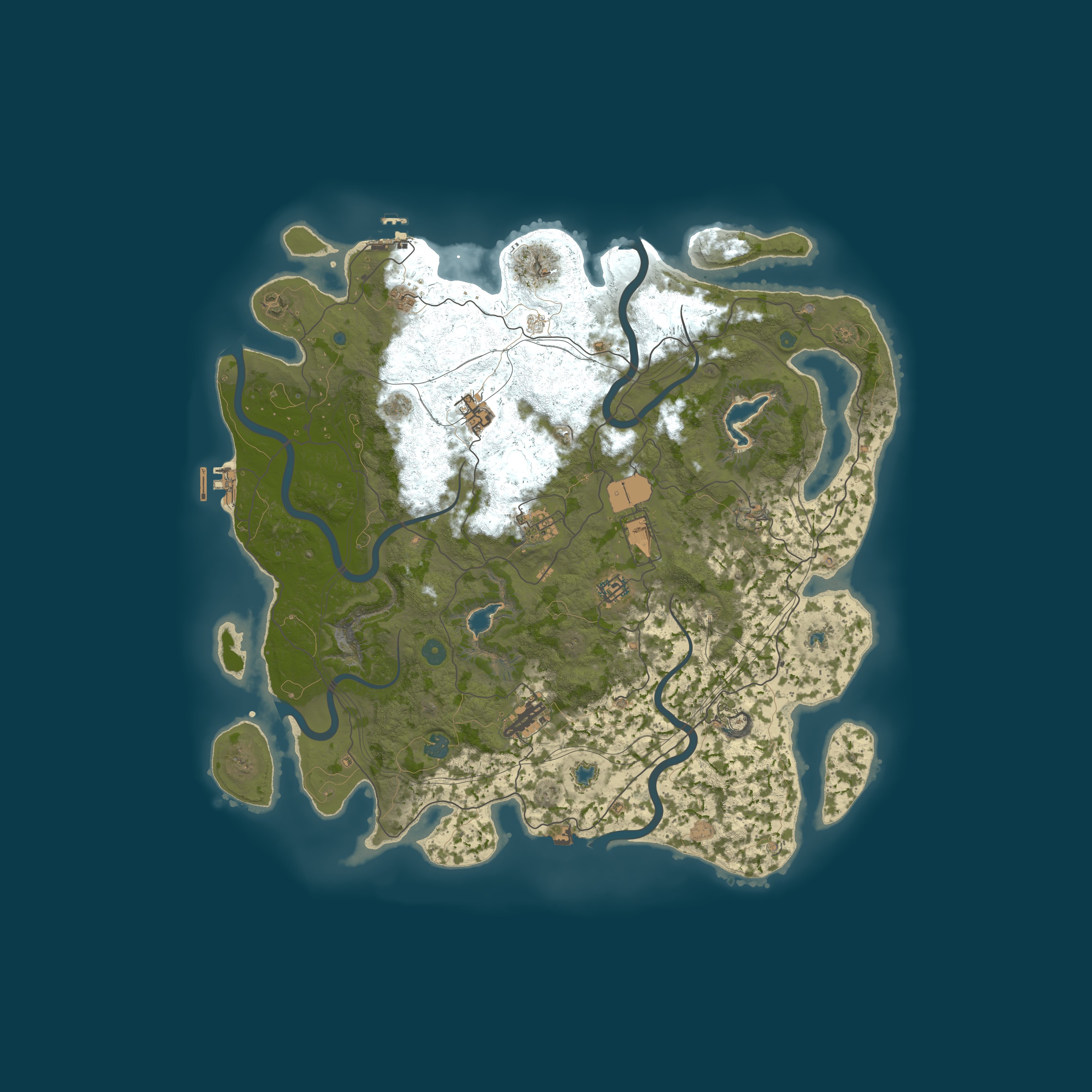 Map for US Salt-Radz 3x Solo | 50% Upkeep | SHOP | Noob Friendly