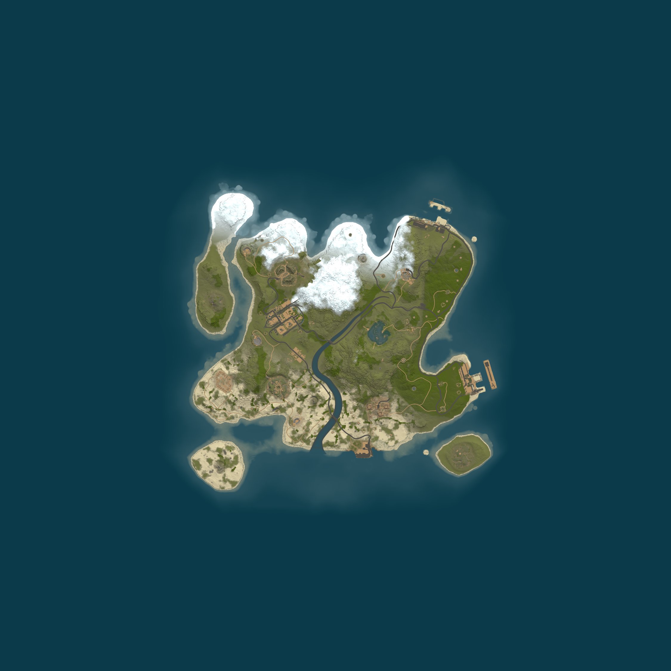 Procedural Map, size 2500, seed 1035156243