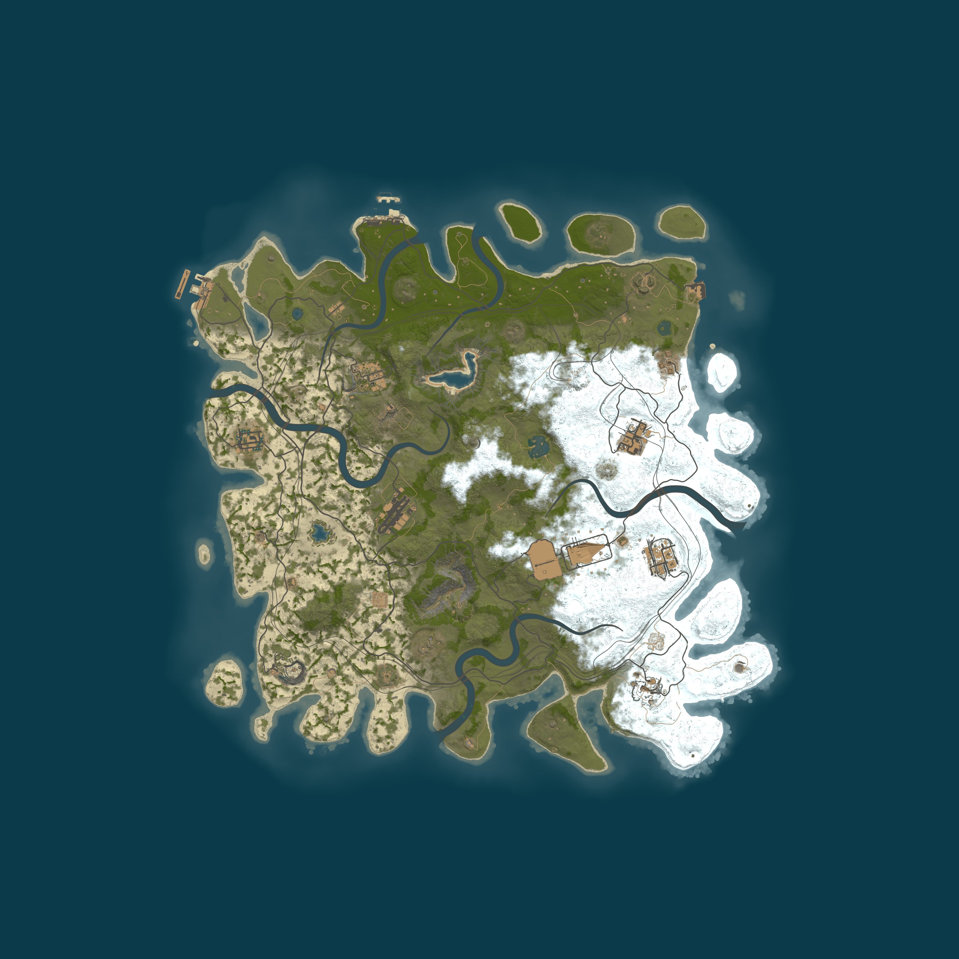 Map for OGG TexasRegulators SOLO/DUO/TRIO | Monthly Vanilla