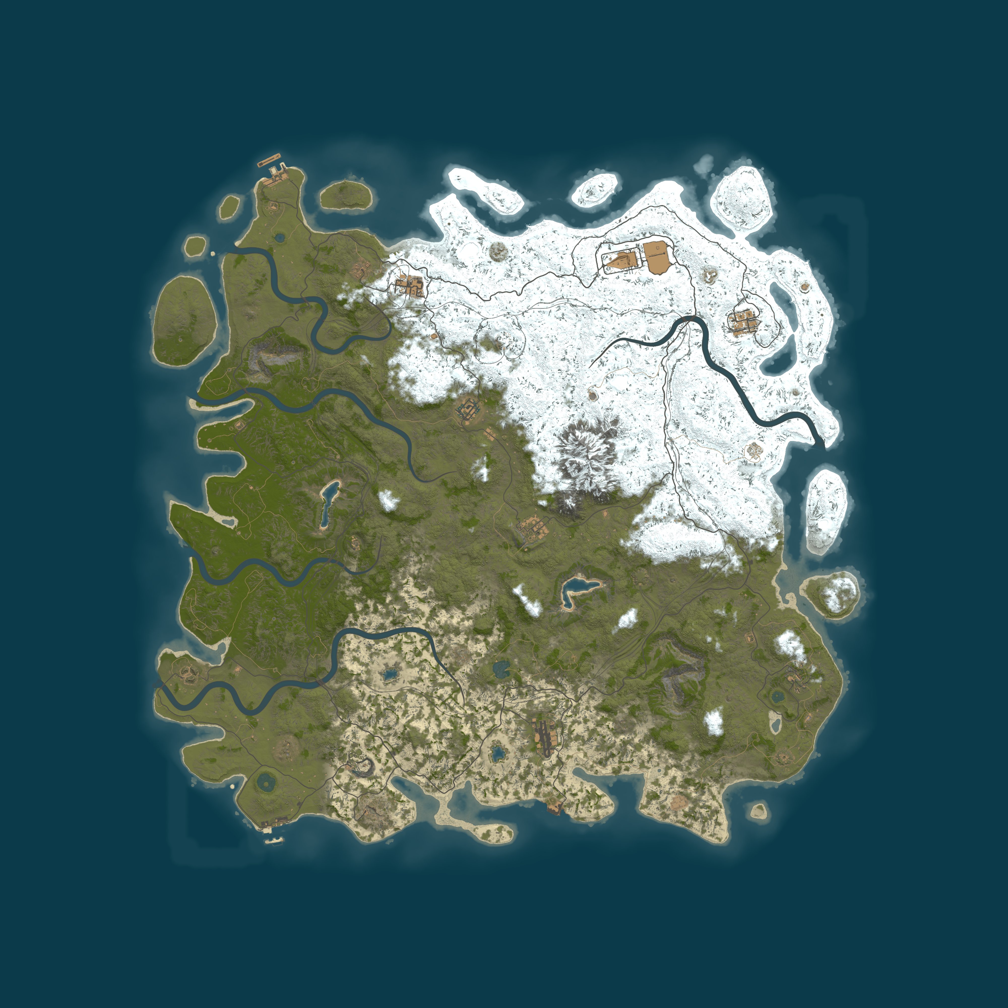 Map for Rusterlands.com - EU Main - No BP wipe