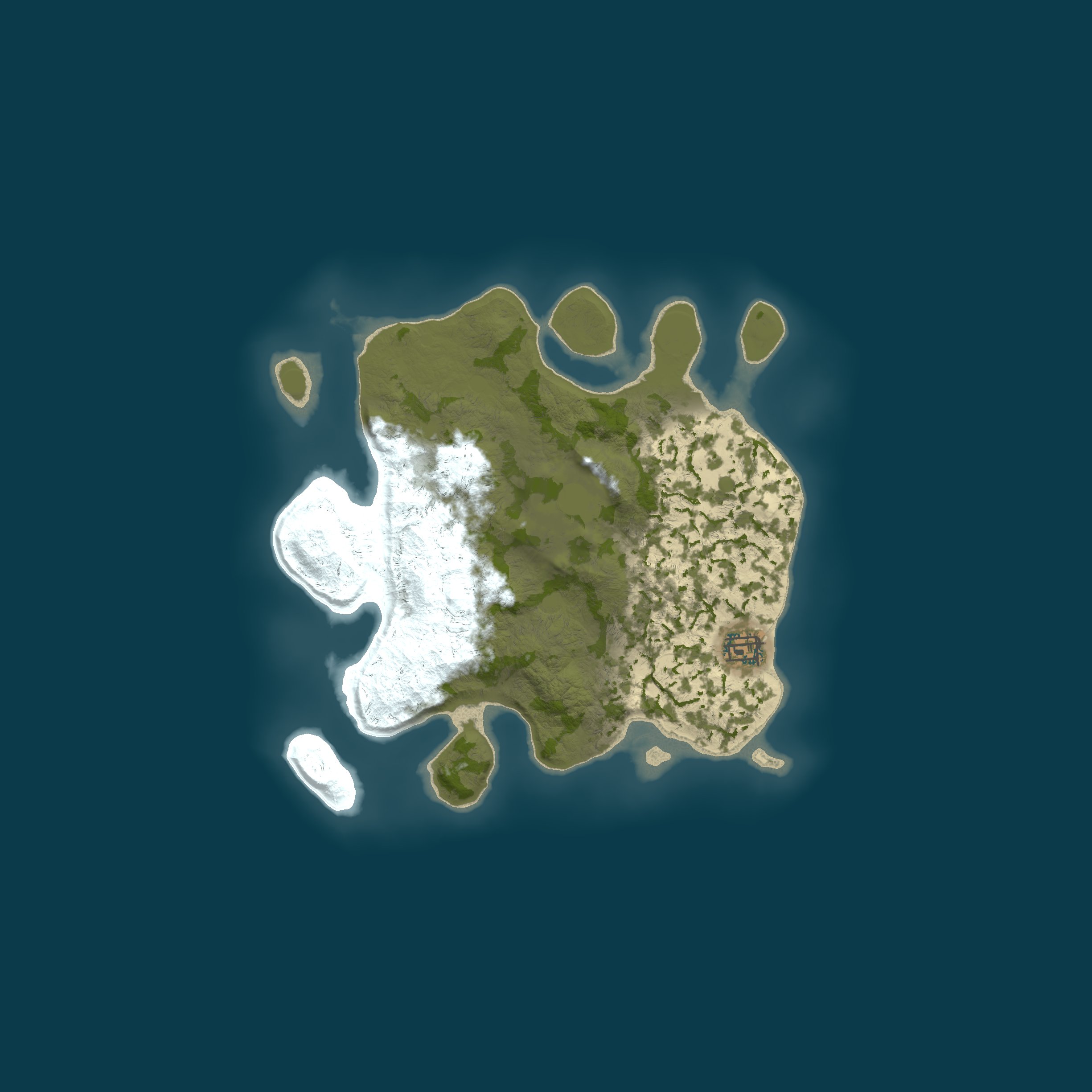 Map for AbobaRust #1 [X1000000, BATTLEFIELD, AIMTRAINING, CLANS] 20.03