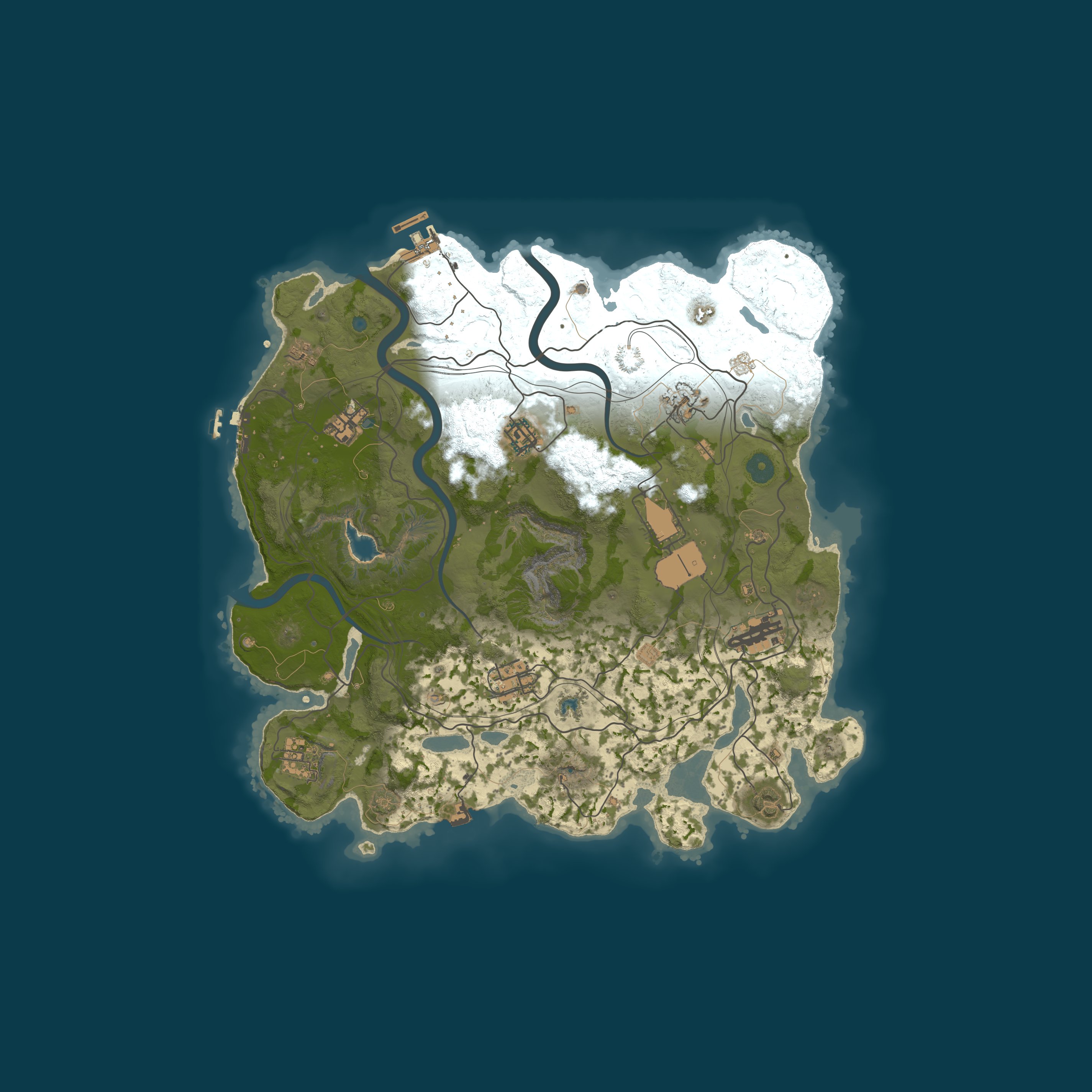 Map for [EU] WizzRust.com 1x Solo/Duo/Trio | Noob Friendly | Wiped 05/0
