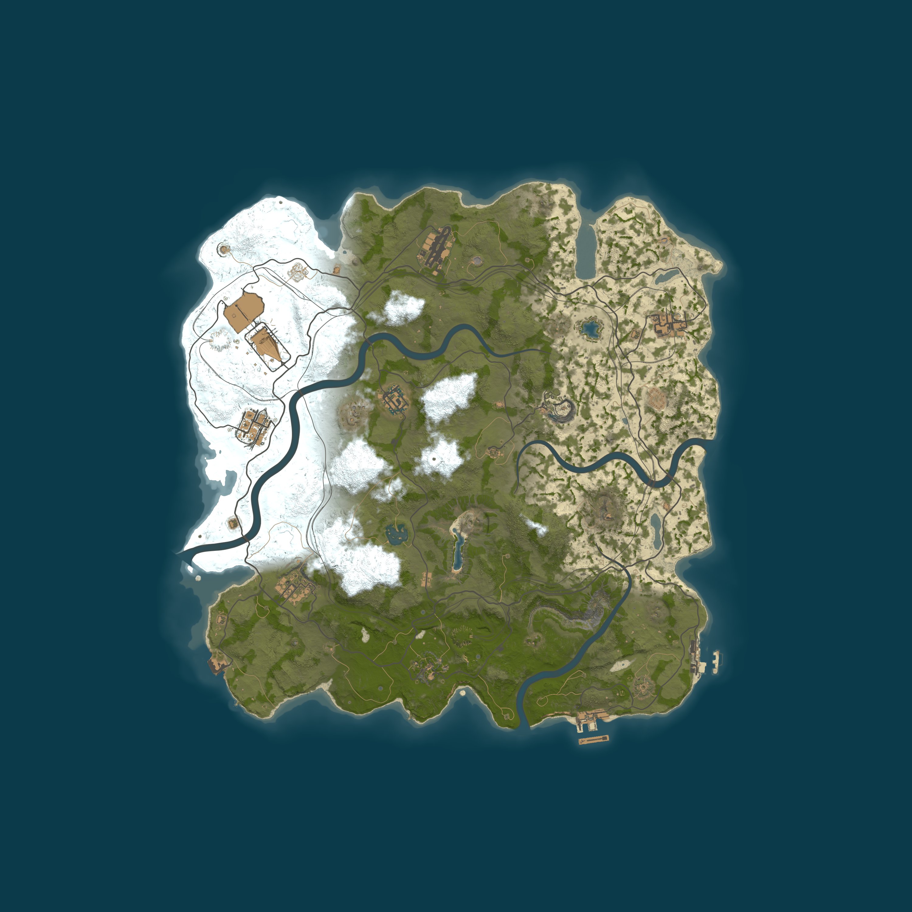 Map for RustLands | Monthly | Solo/Duo/Trio | No BP Wipe | Active Admin