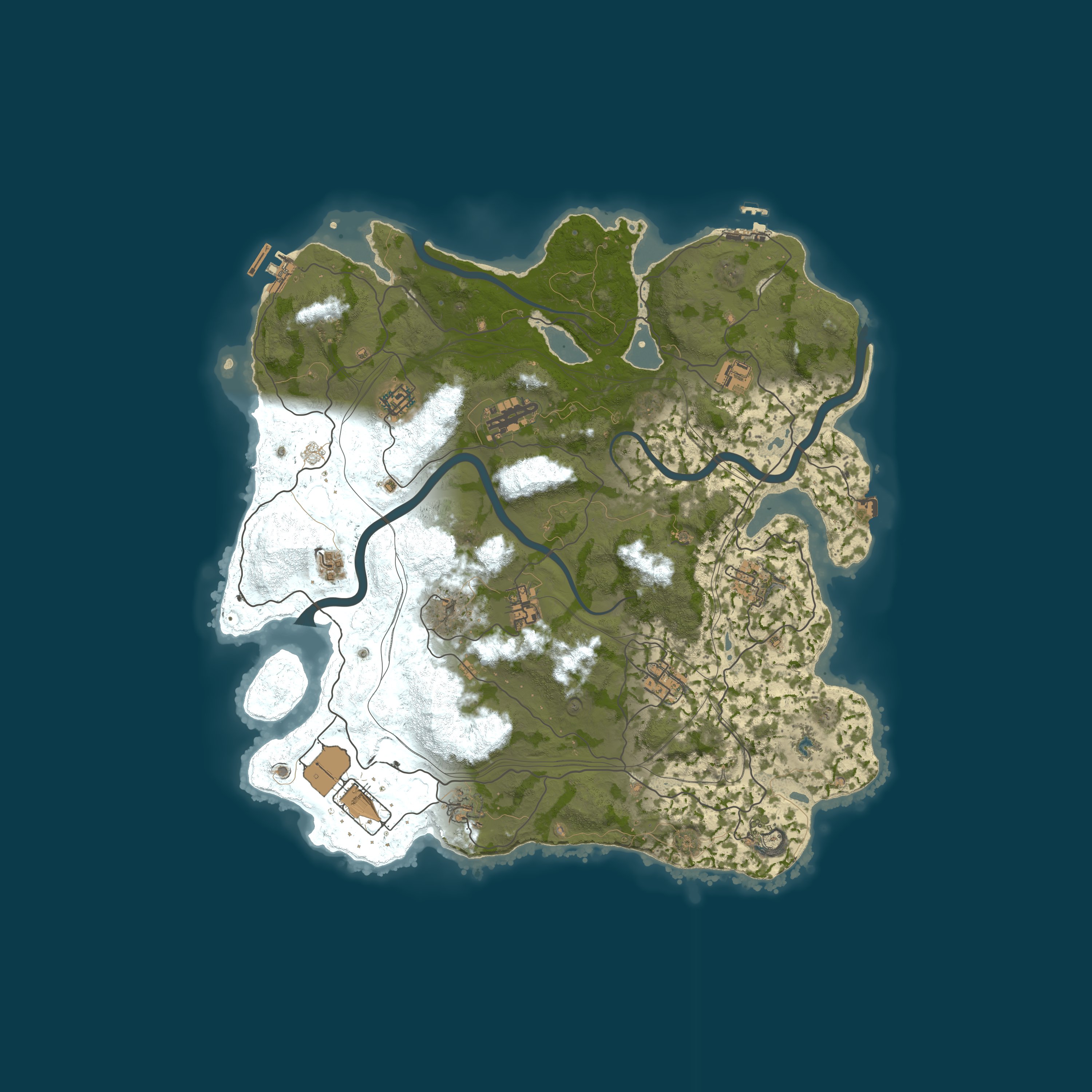 Procedural Map (Optimizado)