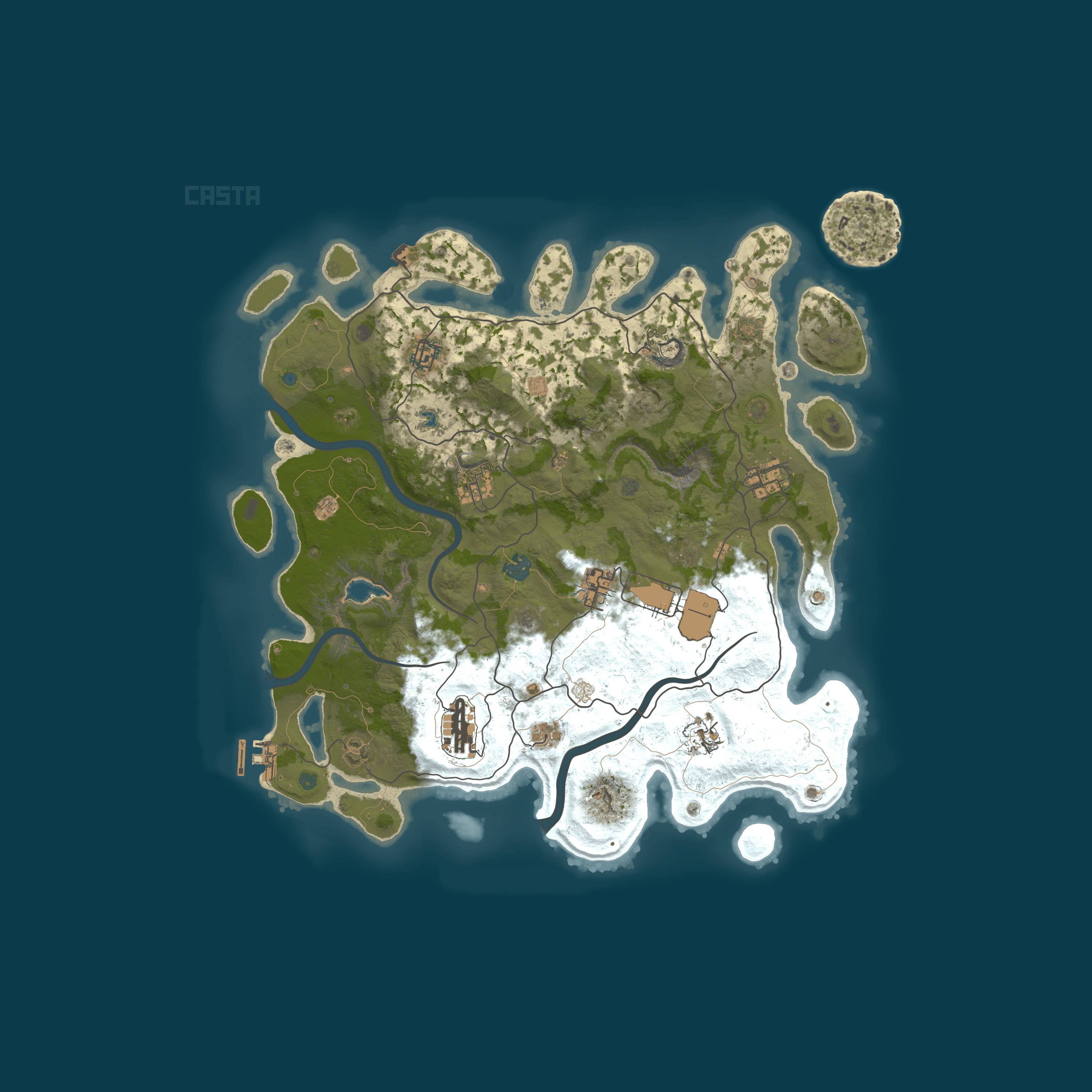 Карта сервера