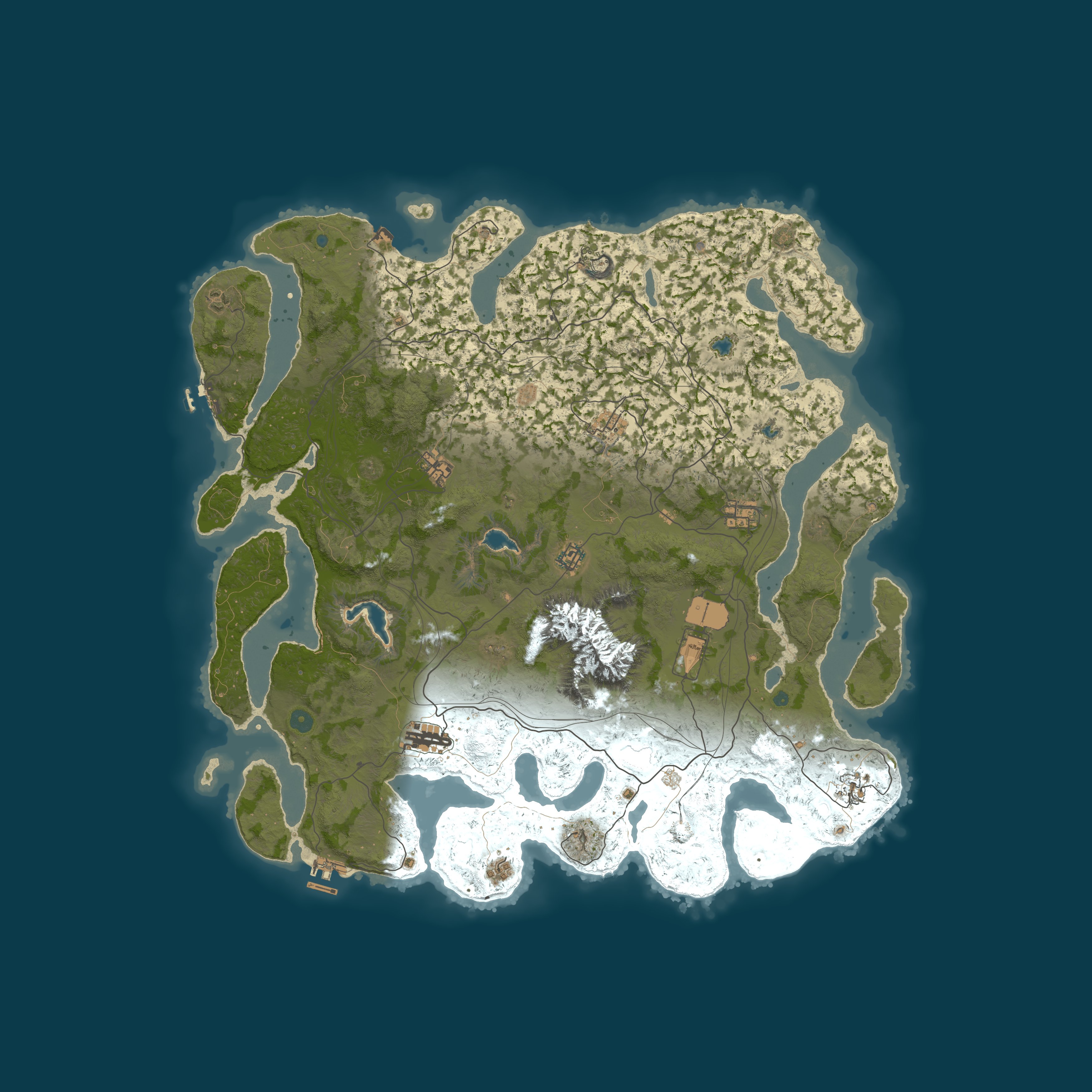 Map for Toxic 2x EU Main | Solo/Duo/Trio/Quad | Bi-Weekly Wipe