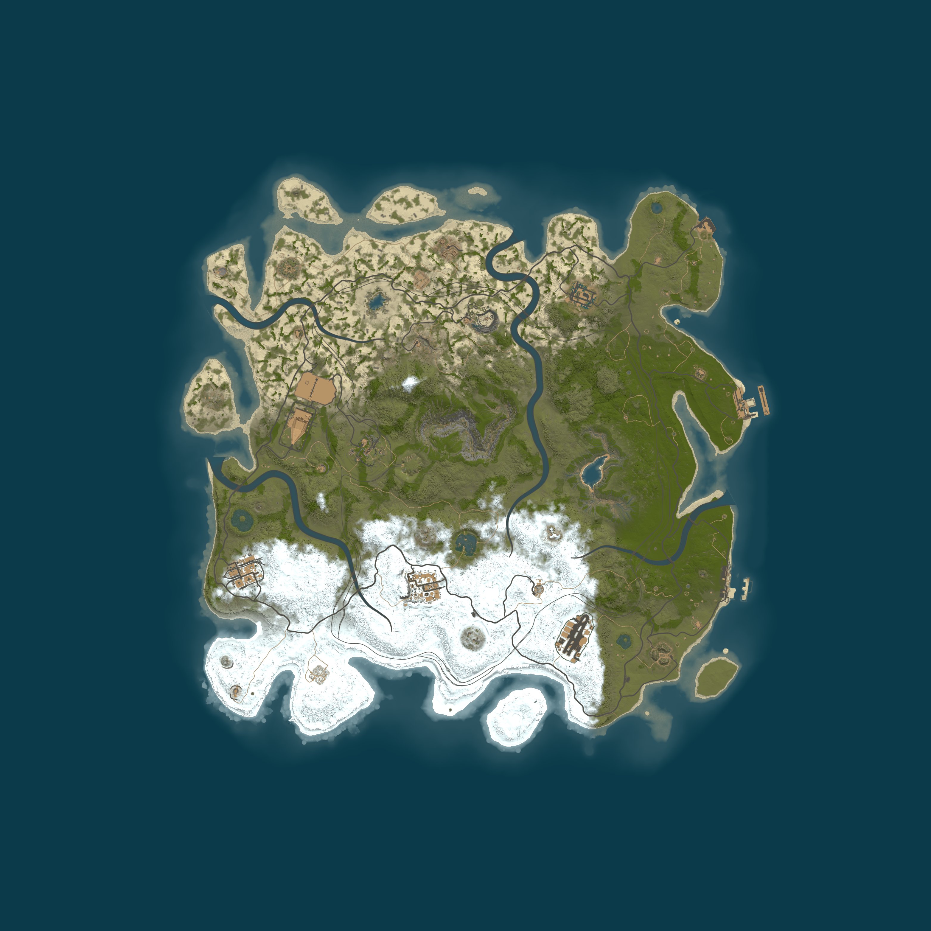 Map for 777 RUST /ДЛЯ НОВИЧКОВ /СИБИРСКИЙ 13.06