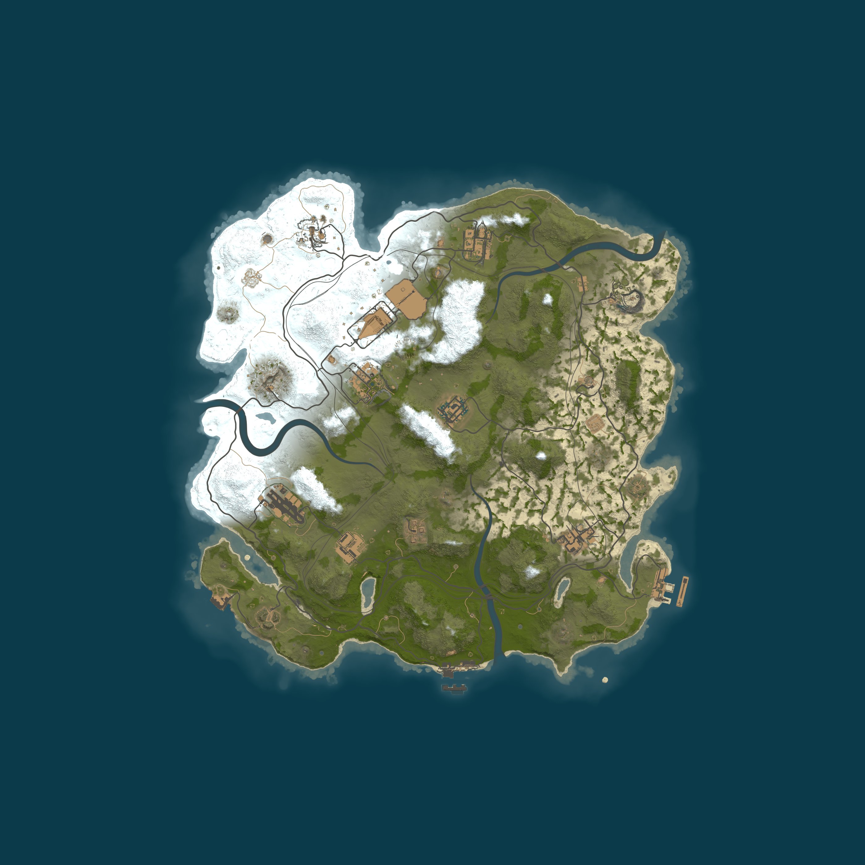 Rust map 3600/1337