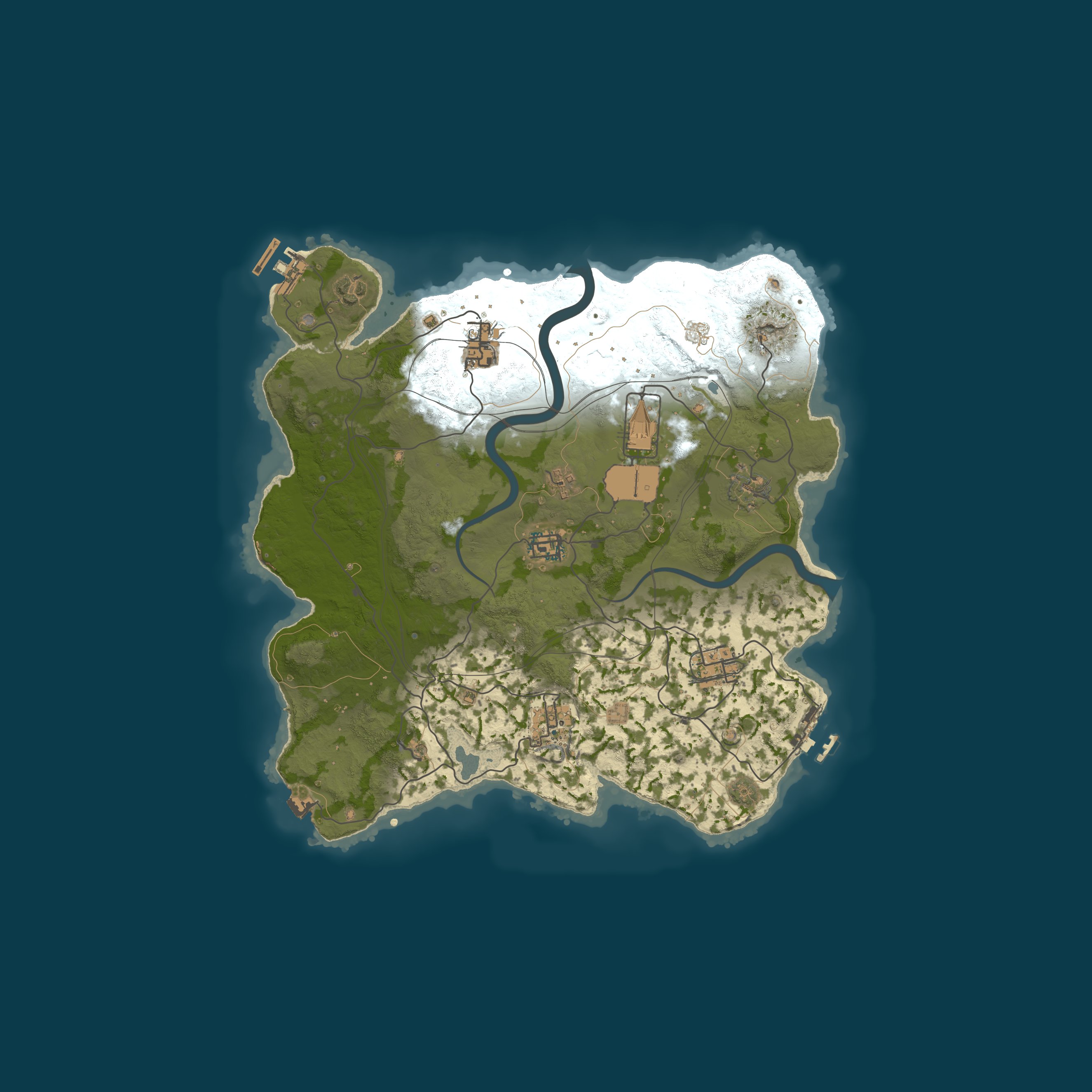 FPS+ LunaRust.com, size 3300, seed 1337