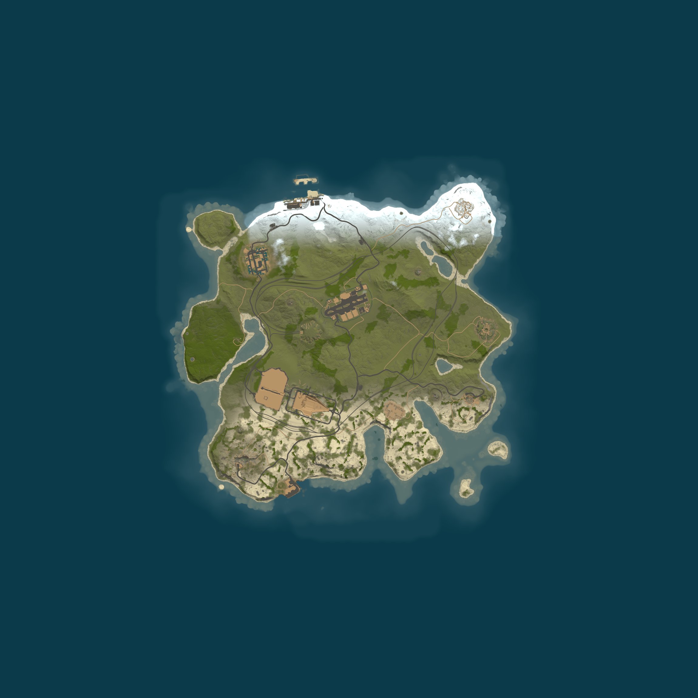 Custom Map, size 2600, seed 1337