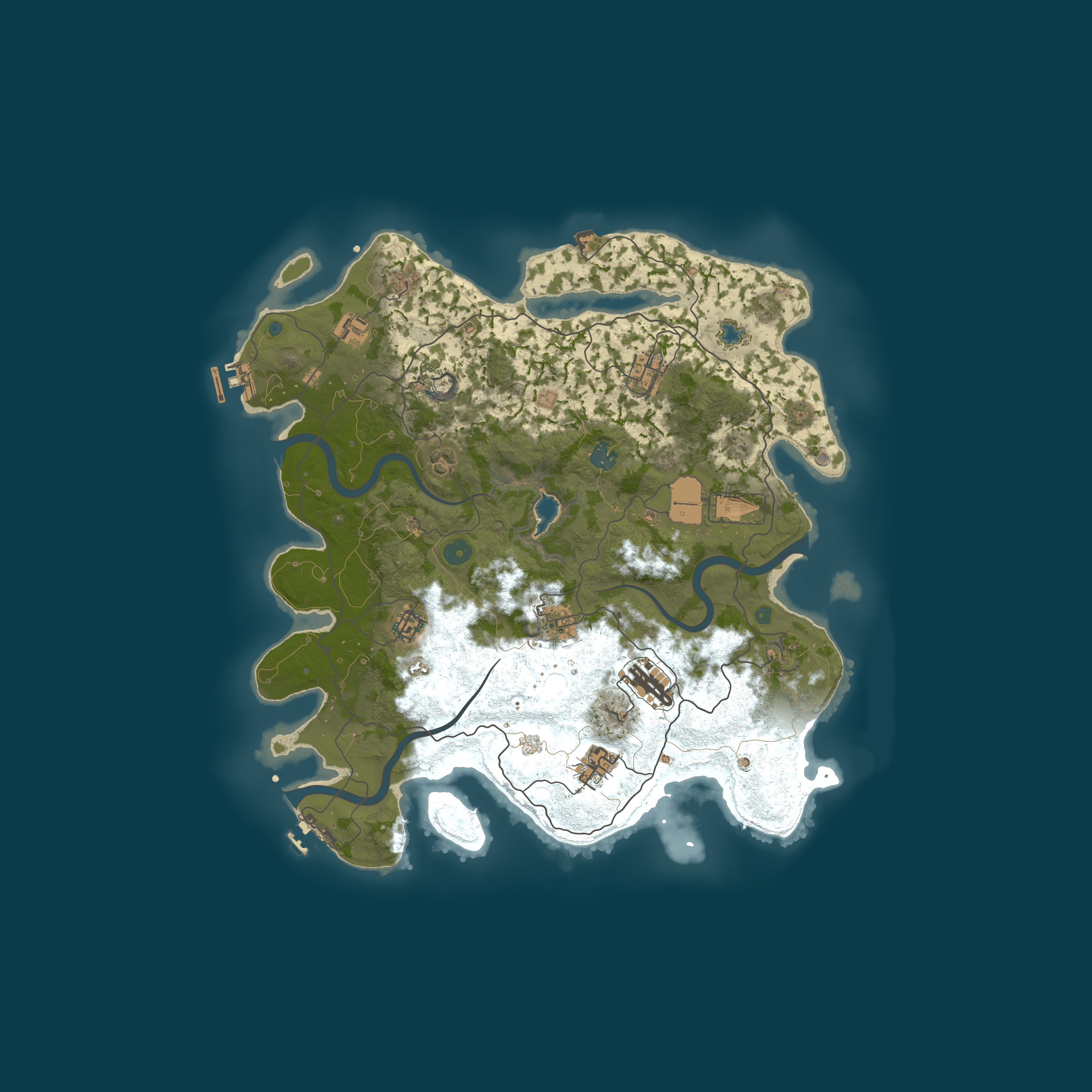 Map for JUST WIPED solo duo trio 3X low upkeep RUST4NOOBS rust for noob