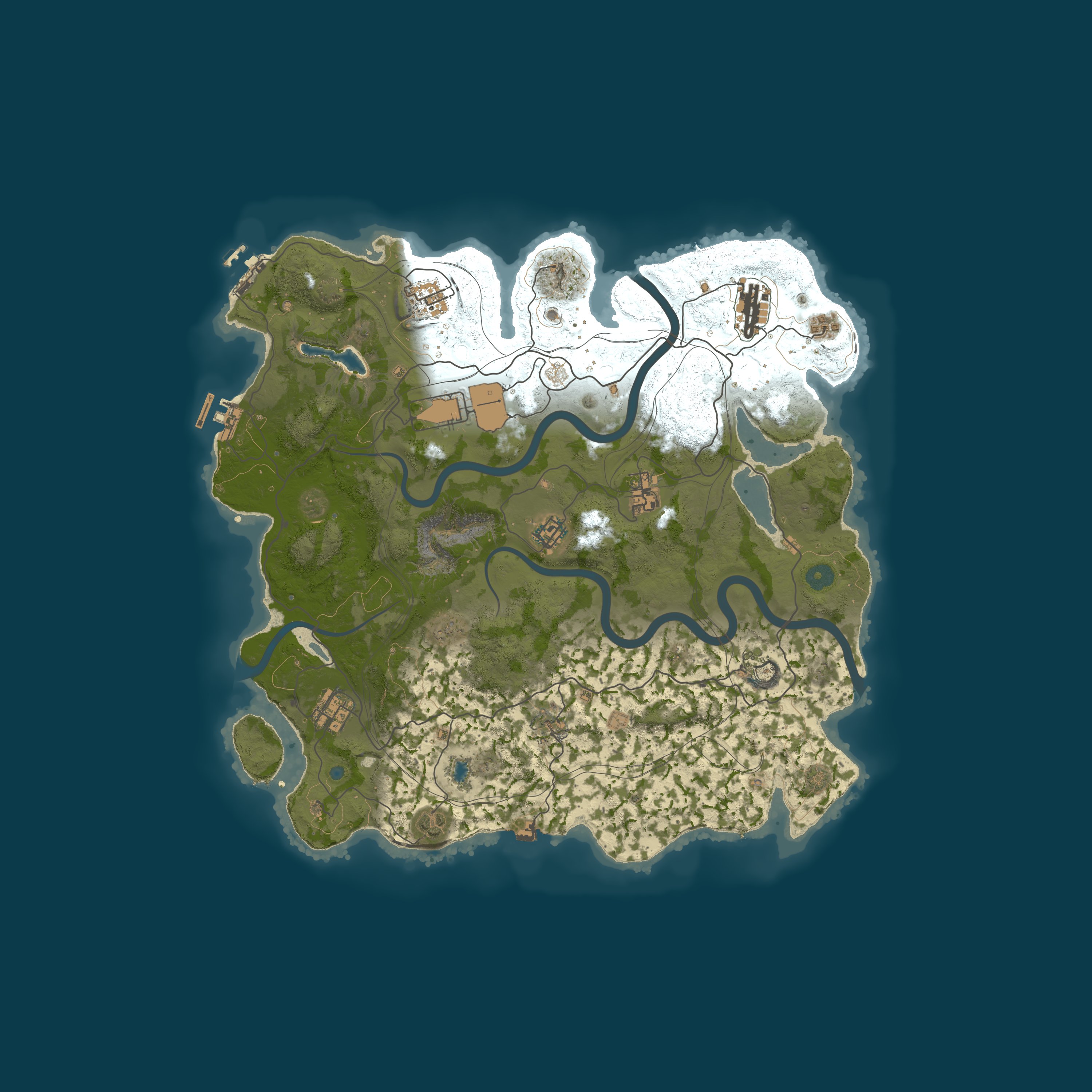 Map for [EU] RustNRelax 3x Solo/Duo/Trio | Loot+ | No BP Wipes | Wiped 