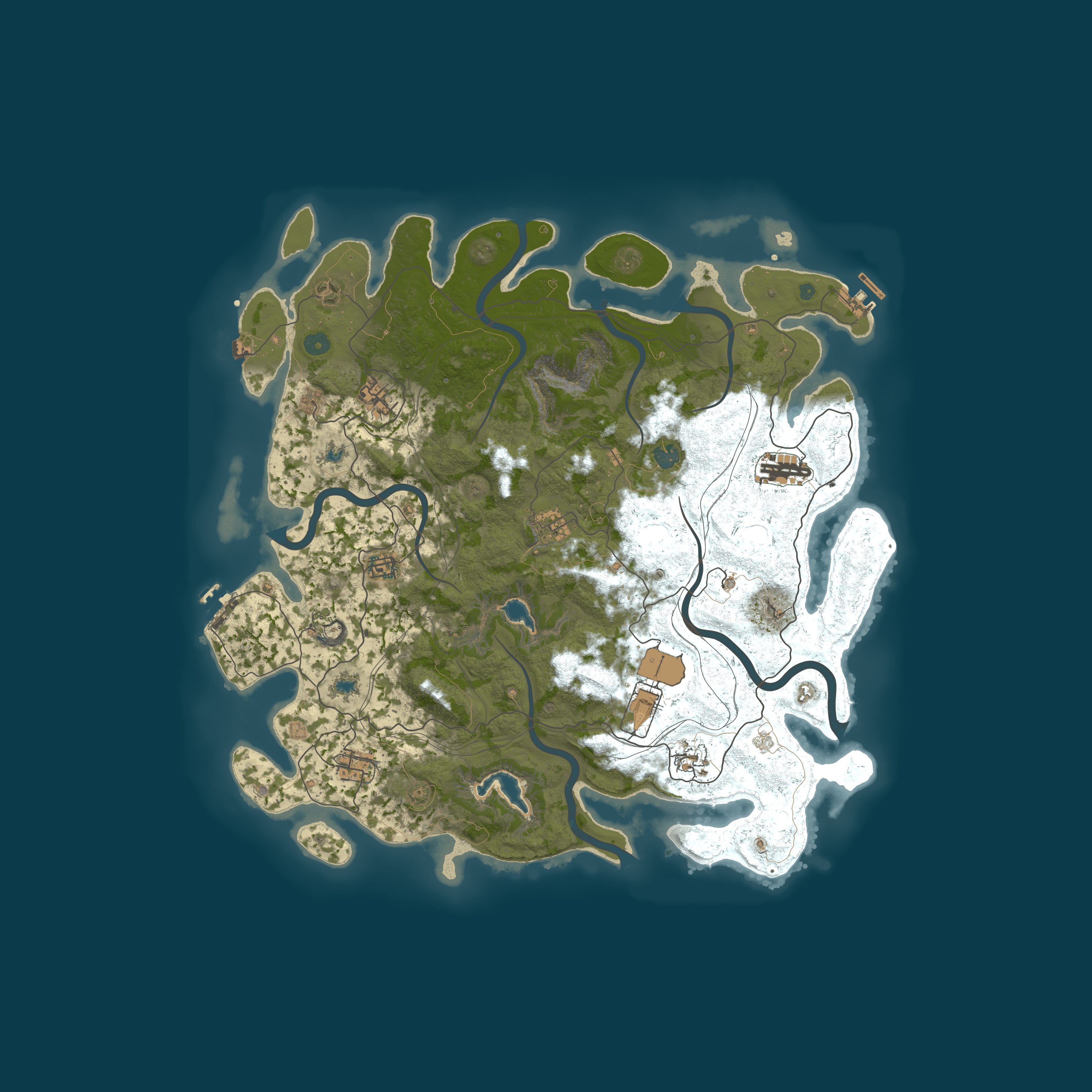 Map for Rust Server by G-portal.com