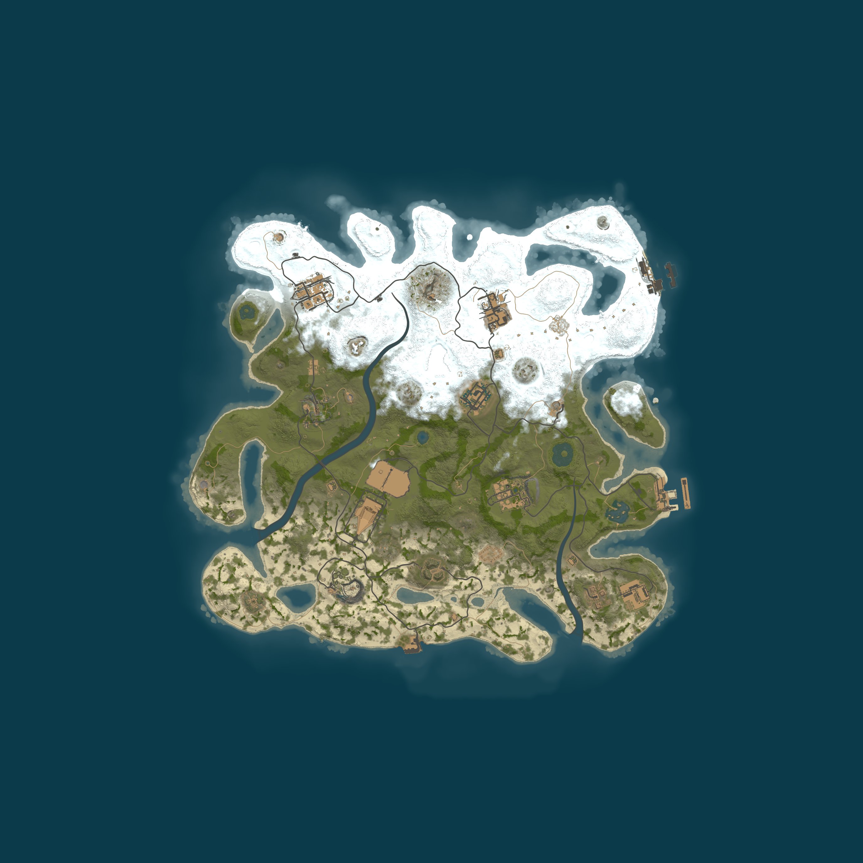 #3 DOZA RUST X200/X500 | MAX5 | LOOT+ | ДЛЯ НОВИЧКОВ — 程式生成地圖 3500,種子 129491008