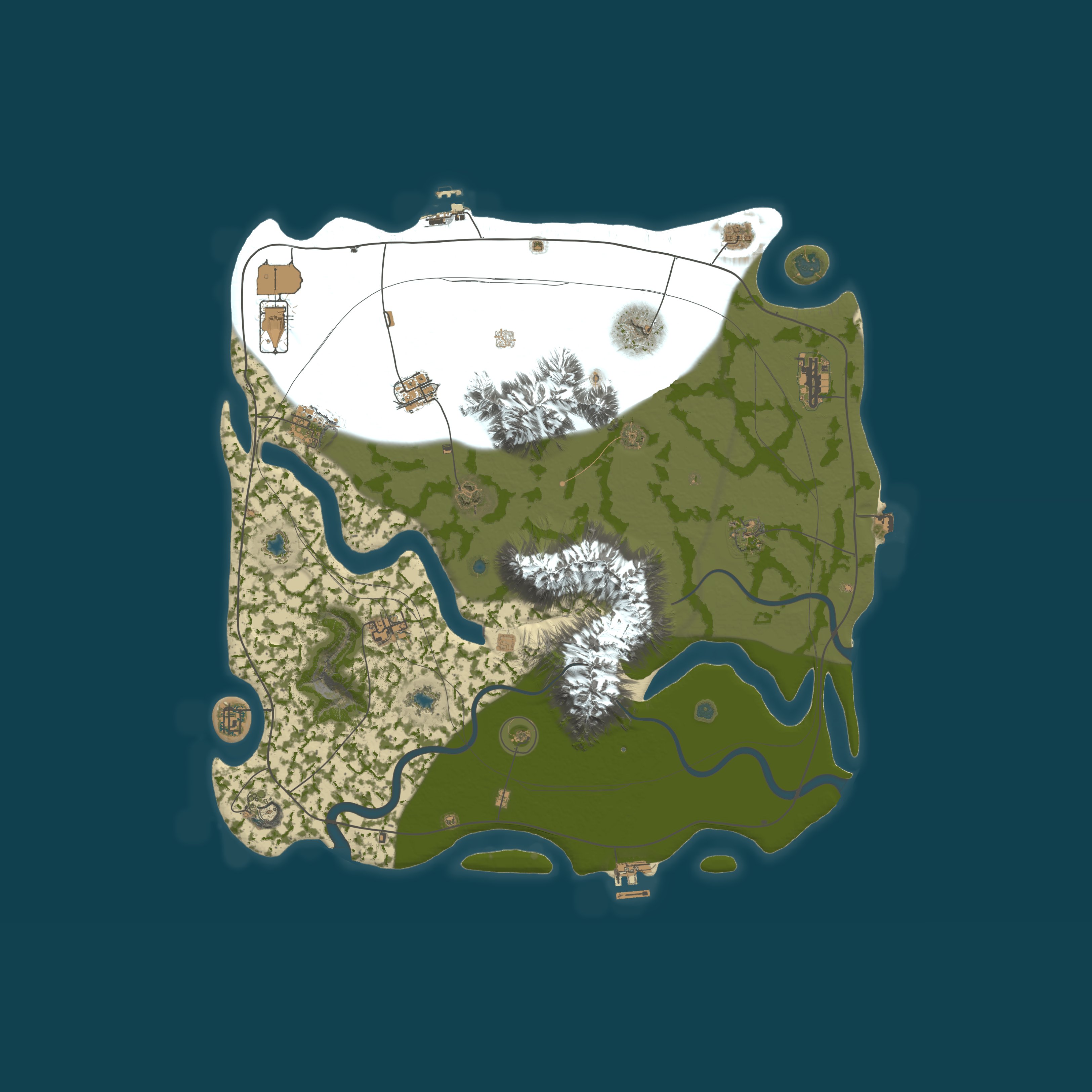 Map for Prestige PVE HARD  x2 LOOT+,NPC, ZOMBIE, CUSTOM, QUEST, SKILLS