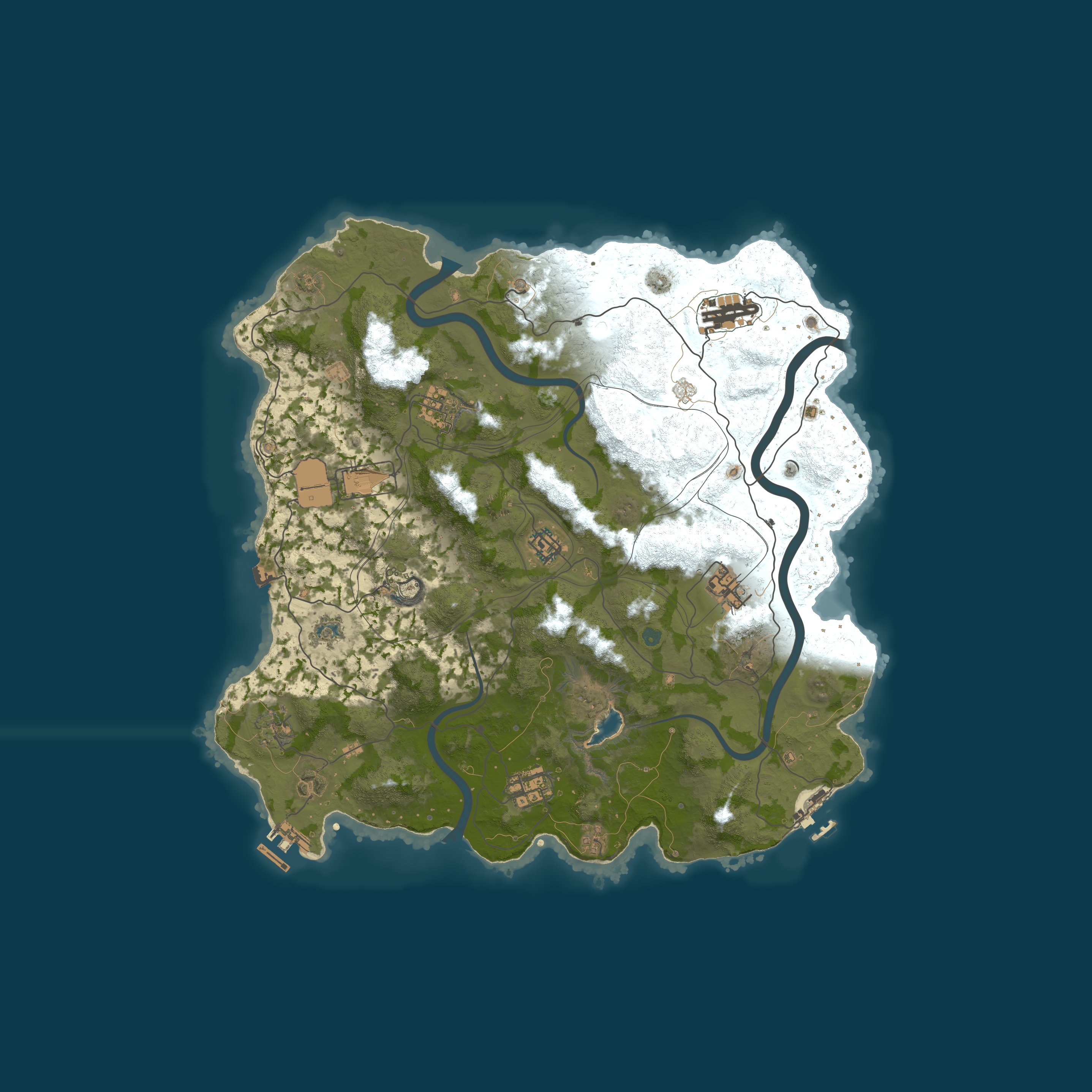 Map for RustForNoobs.com | Solo Duo Trio Quad | Monthly | US