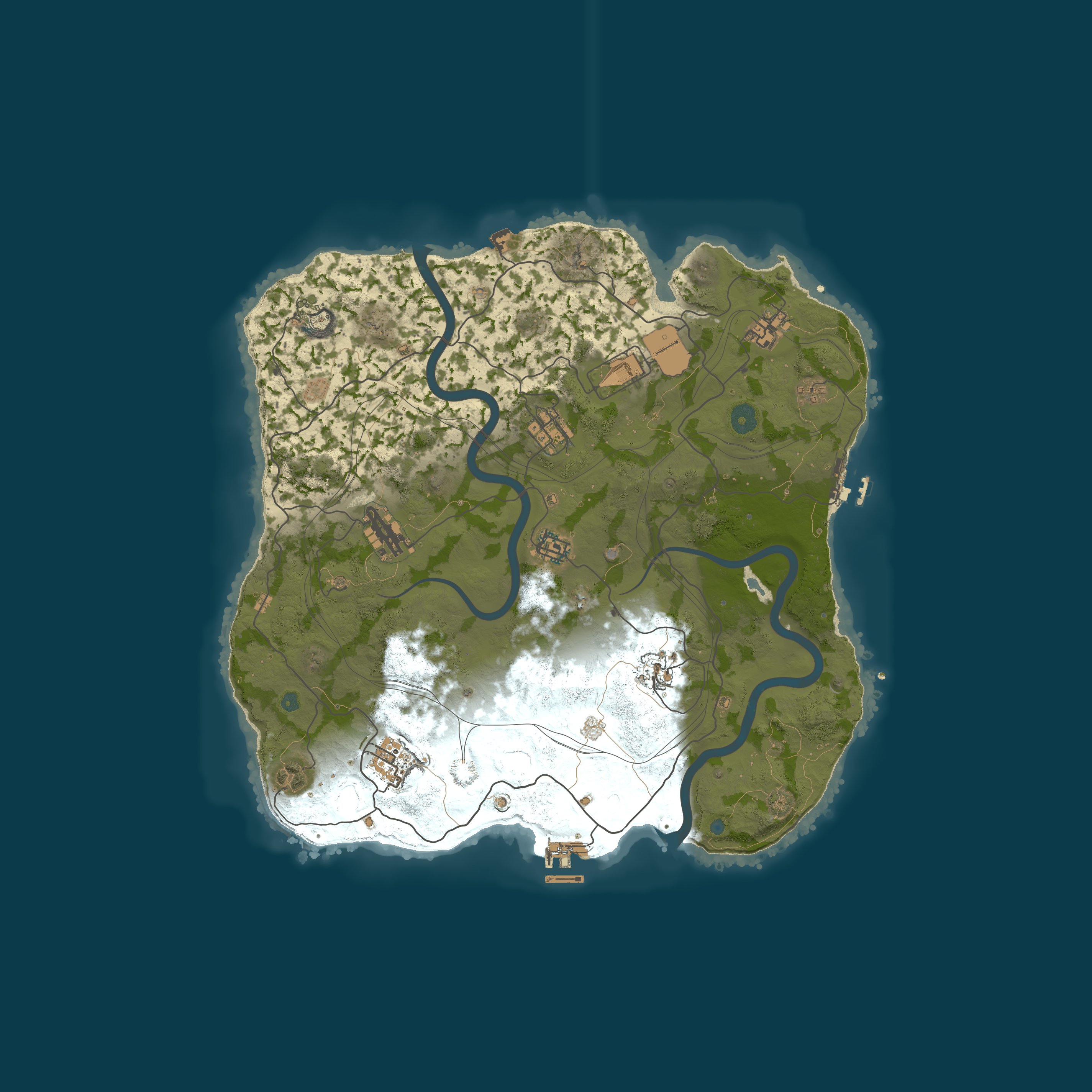 Map for WEREWOLF GAMING.CO 5x Solo/Duo|Loot x5|TP|Homes|Kits|JUST WIPED