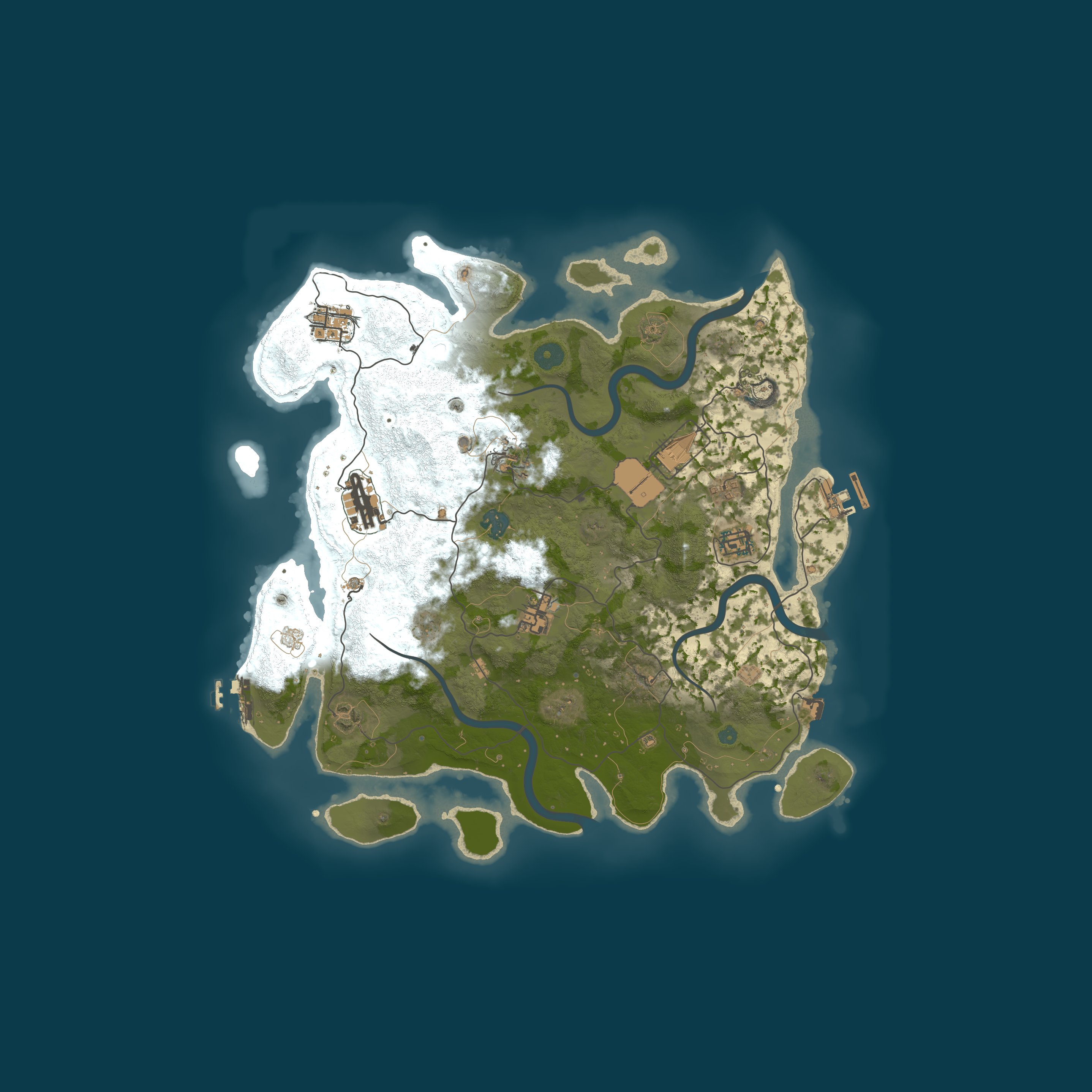 Map for [EU] MapleRust 2x Solo/Duo | 50% Upkeep | Raid Time