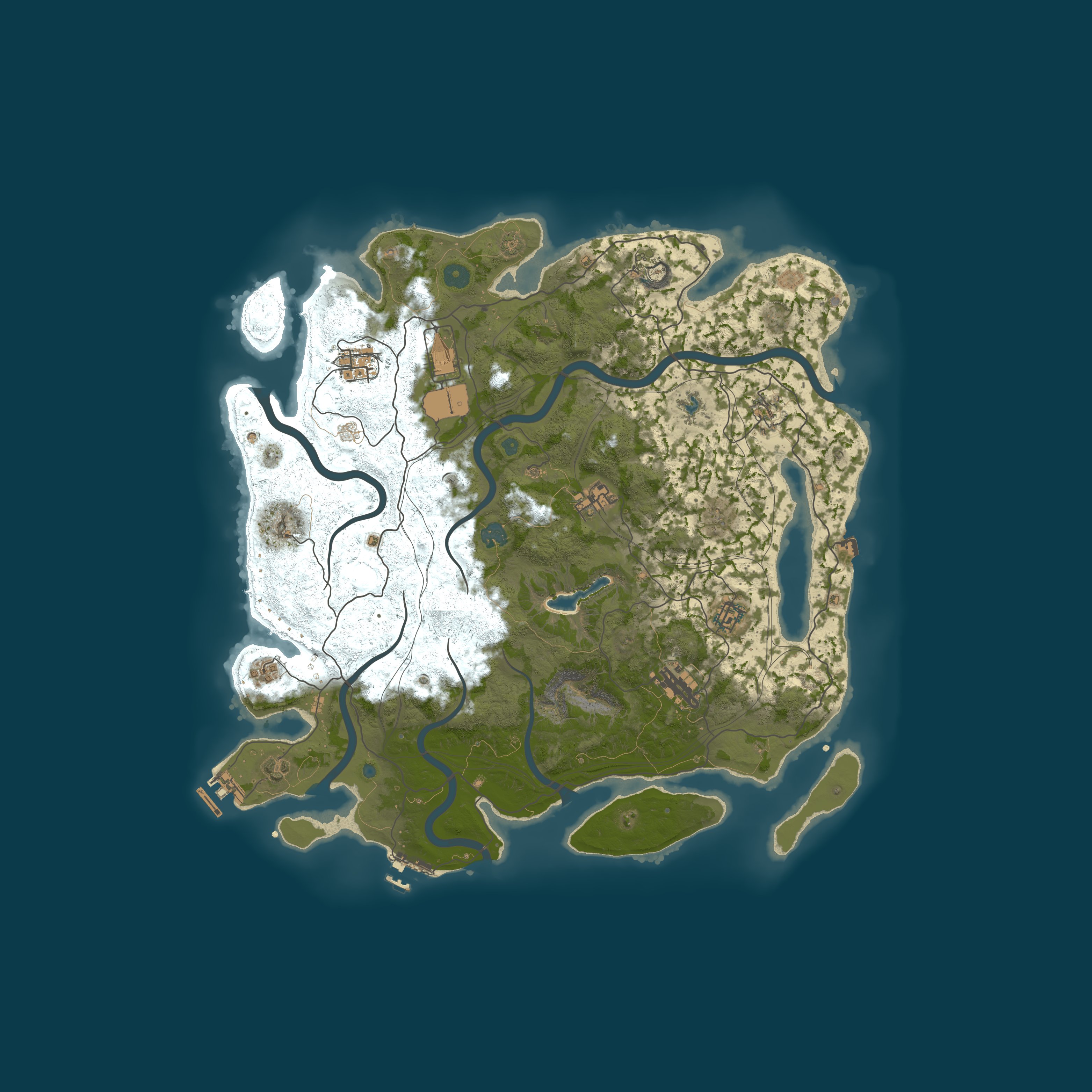 Map for #1 V-RUST - X5/X10|NO LIMIT|LOOT+|FPS+|KITS|MYMINI