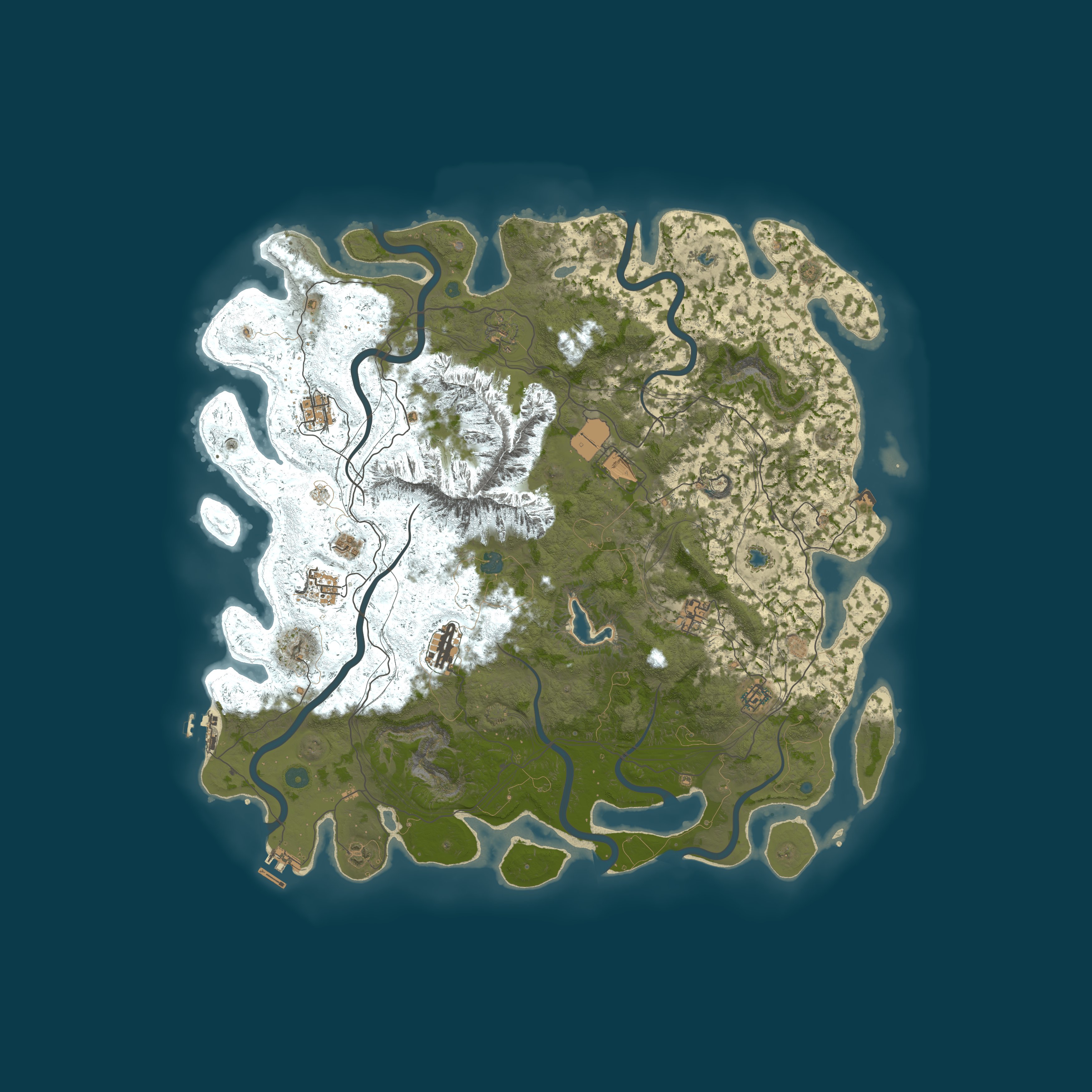 Map for 【盛京城-欢乐PVE】 萌新-养老-突袭基地 二服