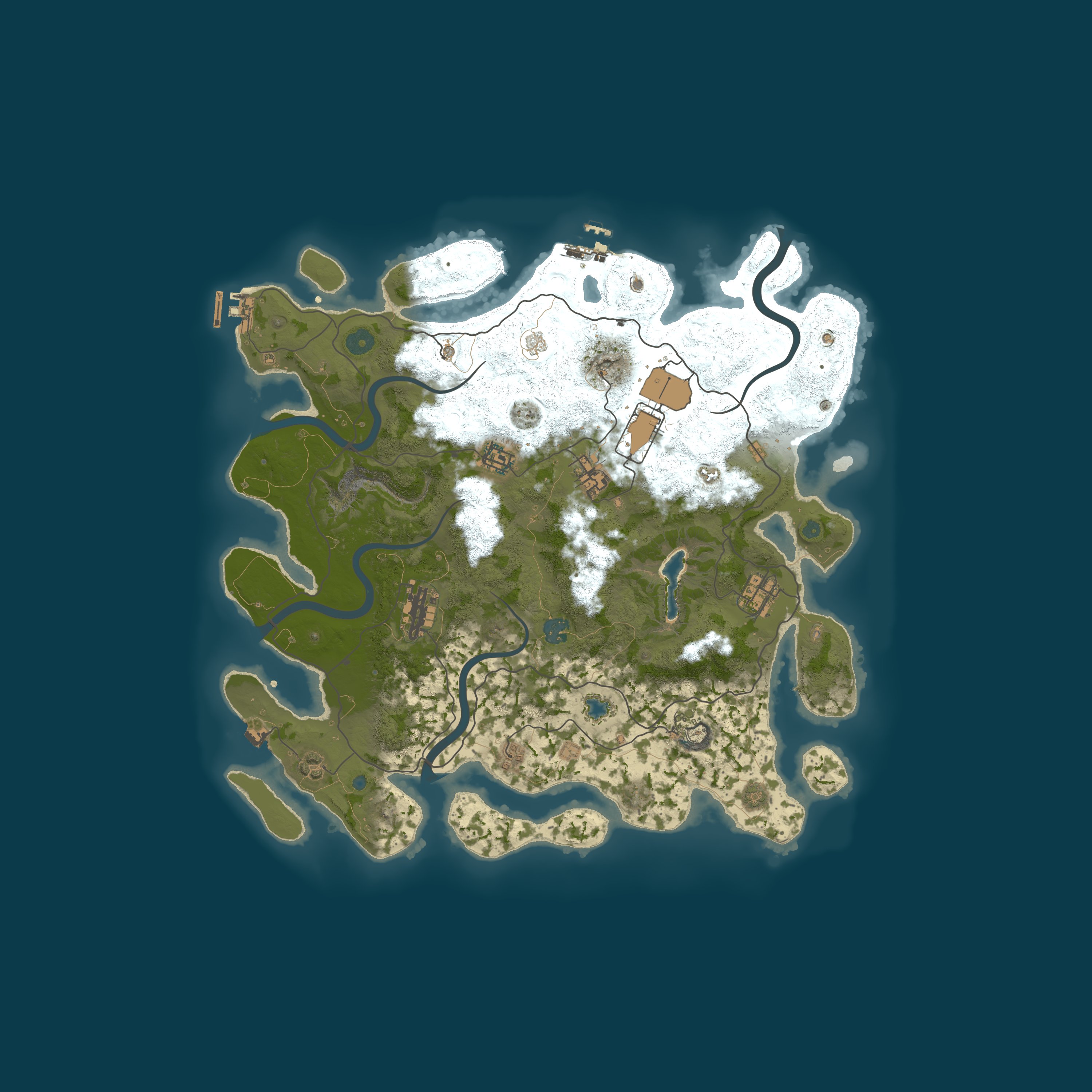 Map for RustGamingNation 1000000x PvE [Events|Purge|Zombies|SkillTree]