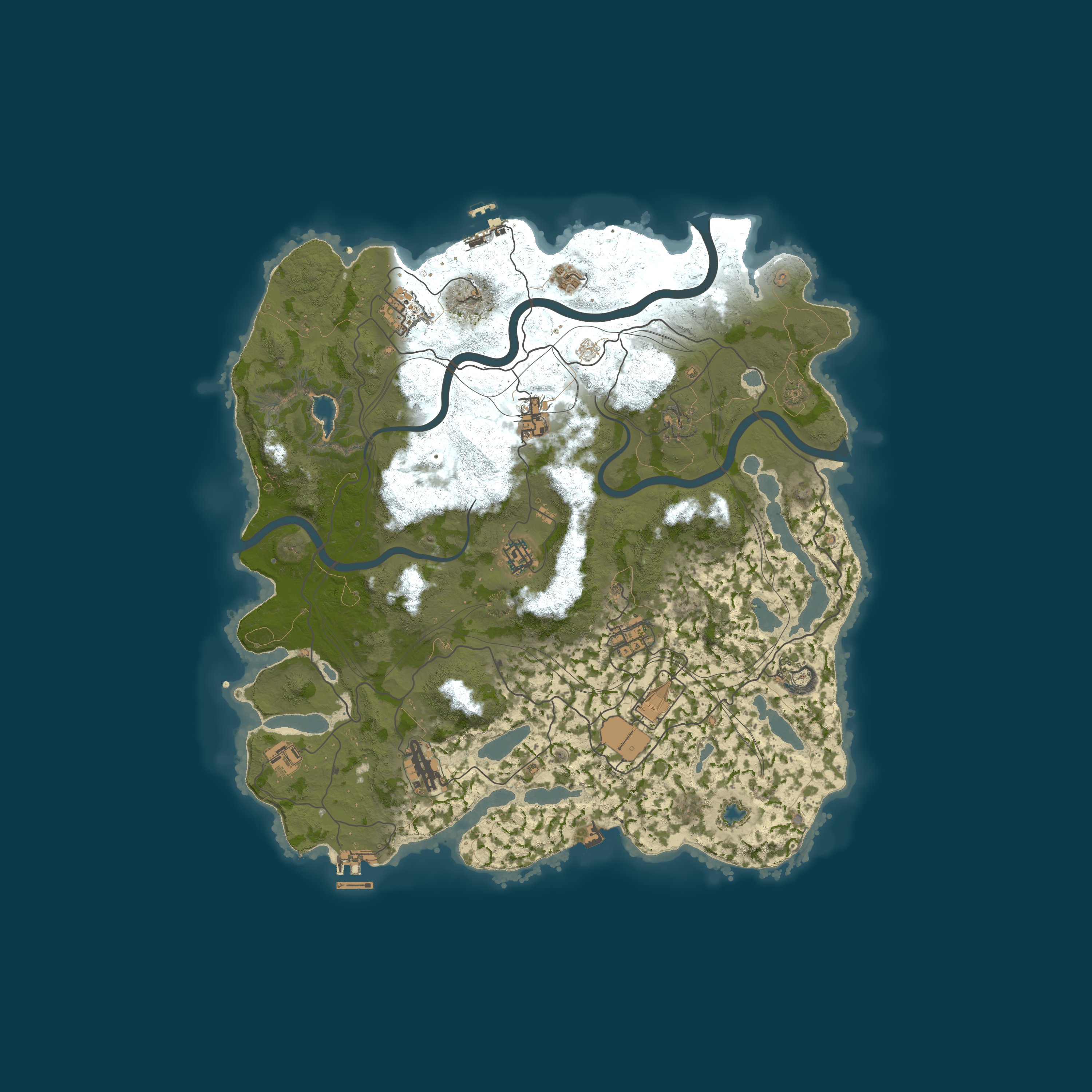 Procedural Map (Optimizado)