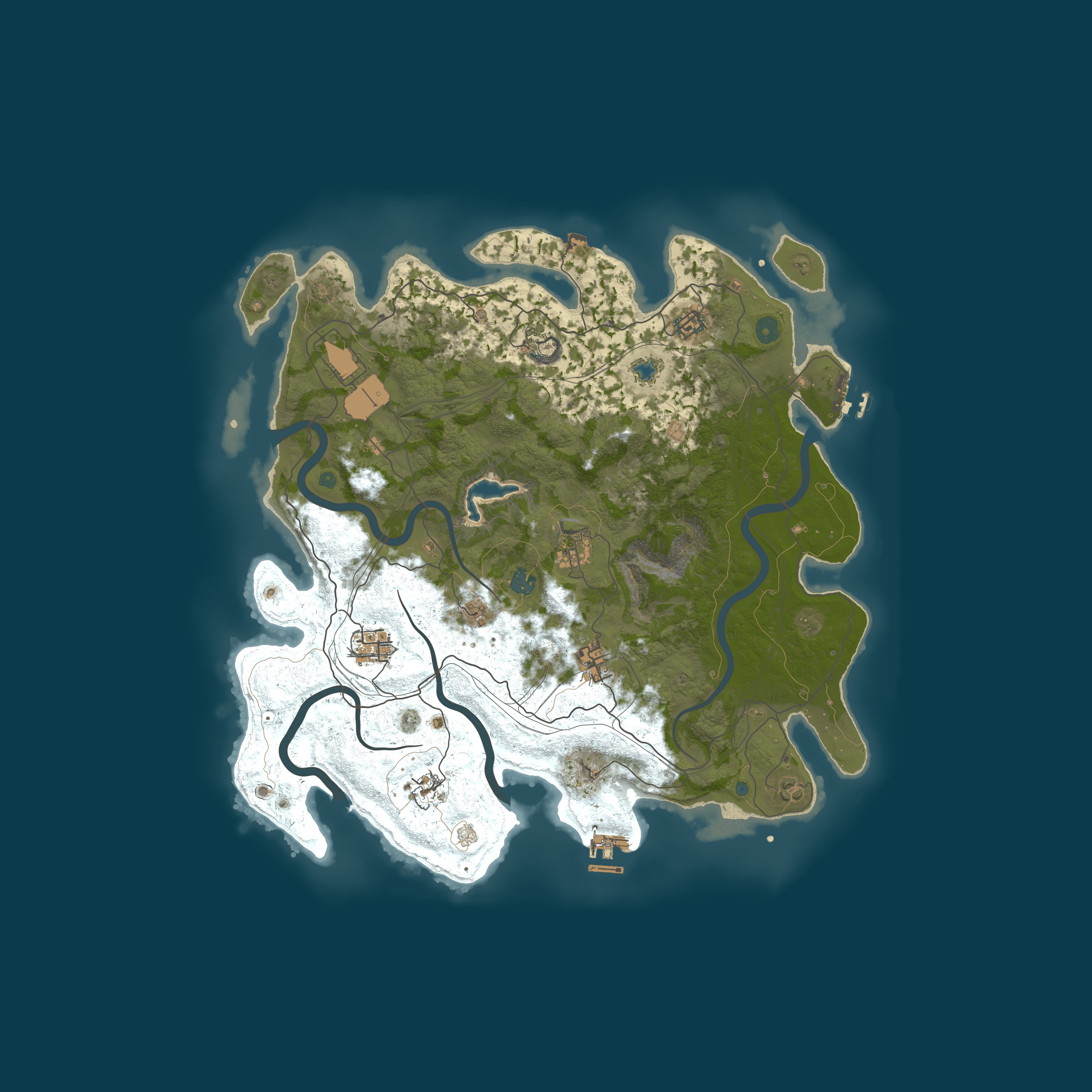 Map for РУССКИЙ | RustRF | ДЛЯ НОВИЧКОВ | FULL WIPE