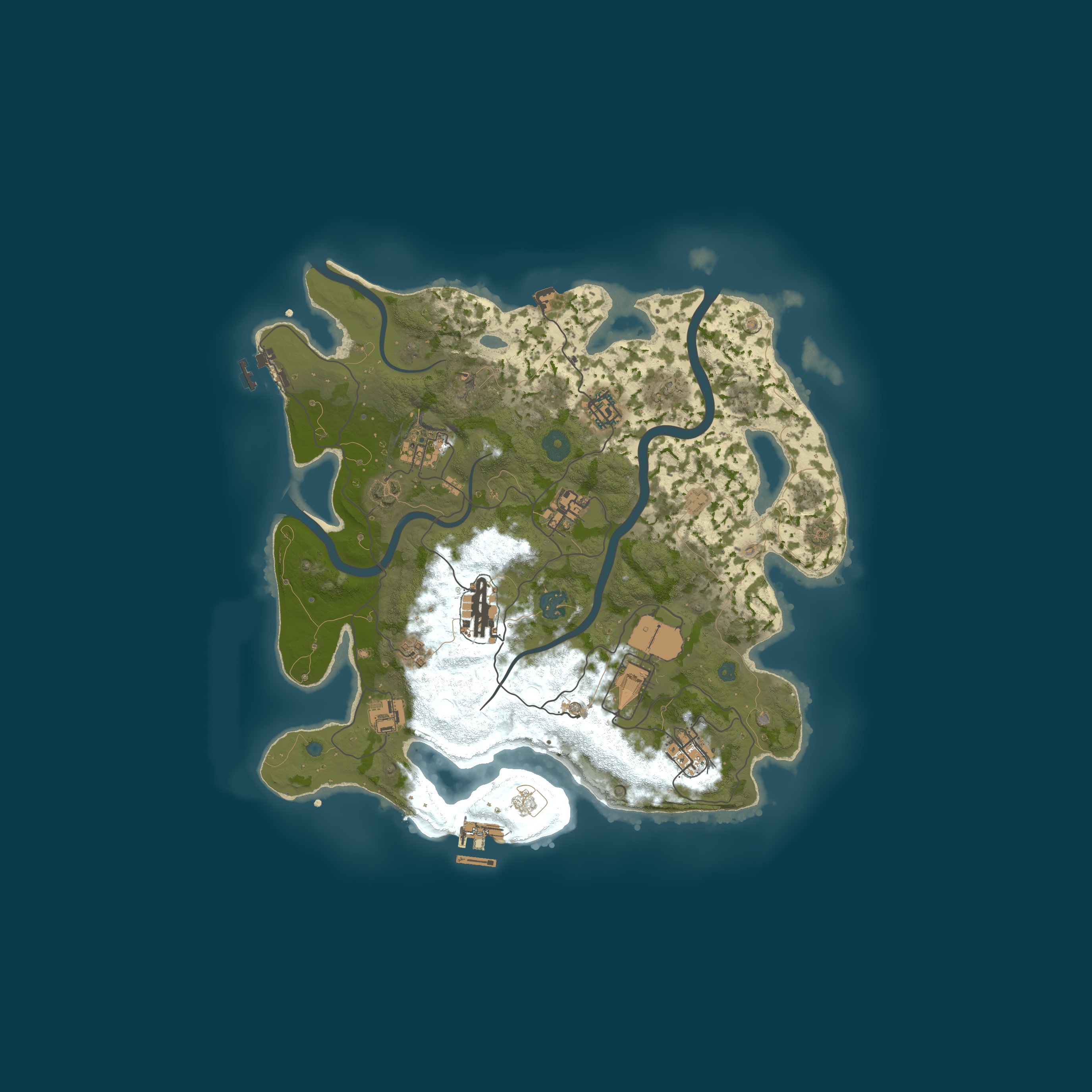 US East | Low Pop | Solo/Duo/Trio | Sat Wipe | GRIPEYOU — 自動生成マップ 3500、シード 2105190263