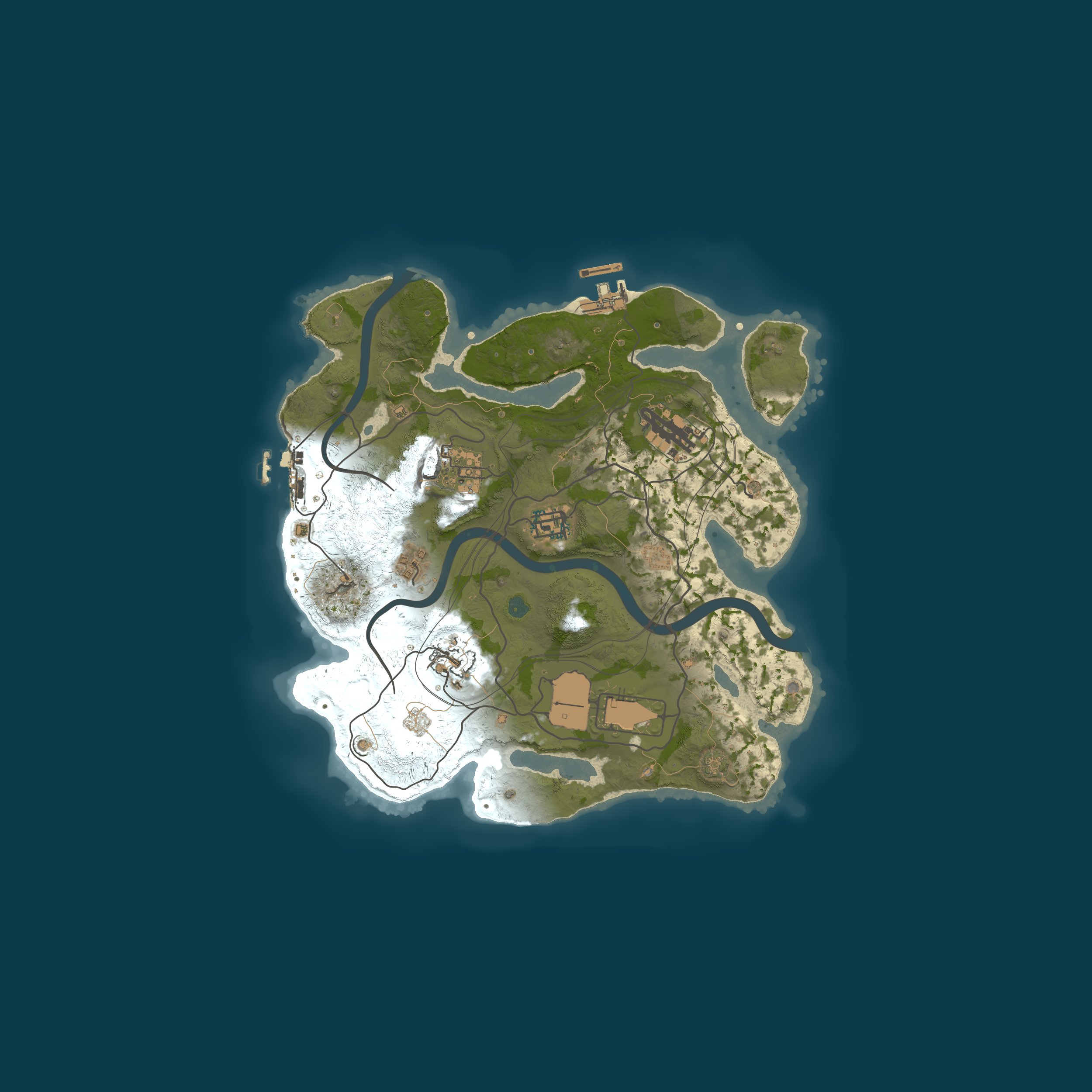 Map for [AU/NZ] No Life Rust - Small | 2x Vanilla | No Decay | 20/3