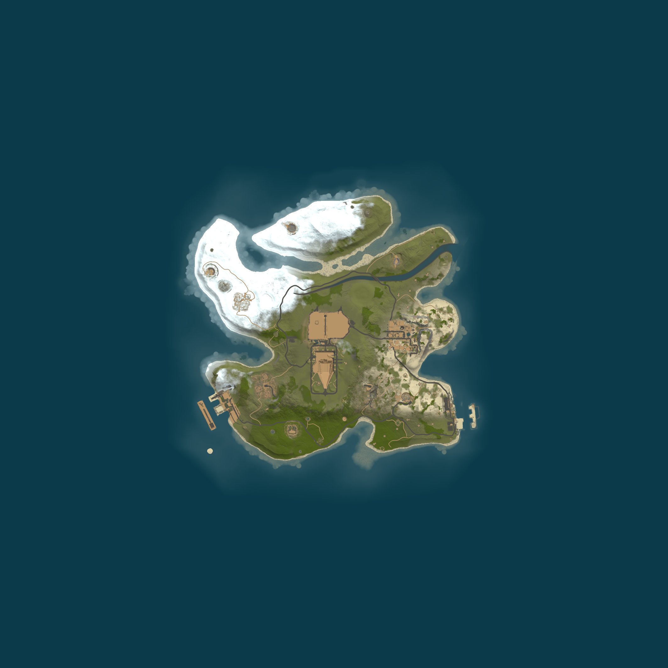 Custom Map, size 2250, seed 1337