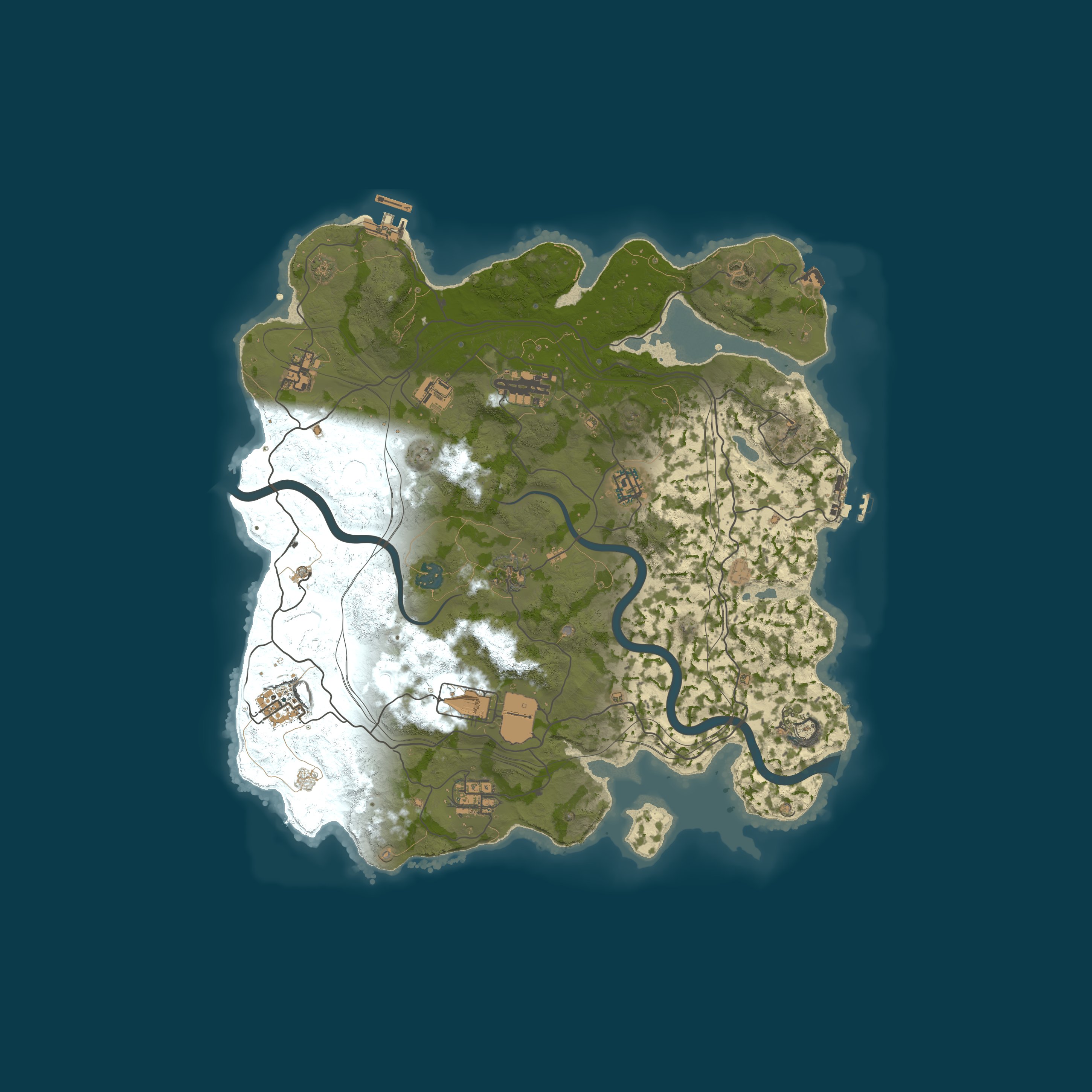Map for RustPlace Romania 2x[Duo/Trio/Quad|LootX2]FullWipe 6/8