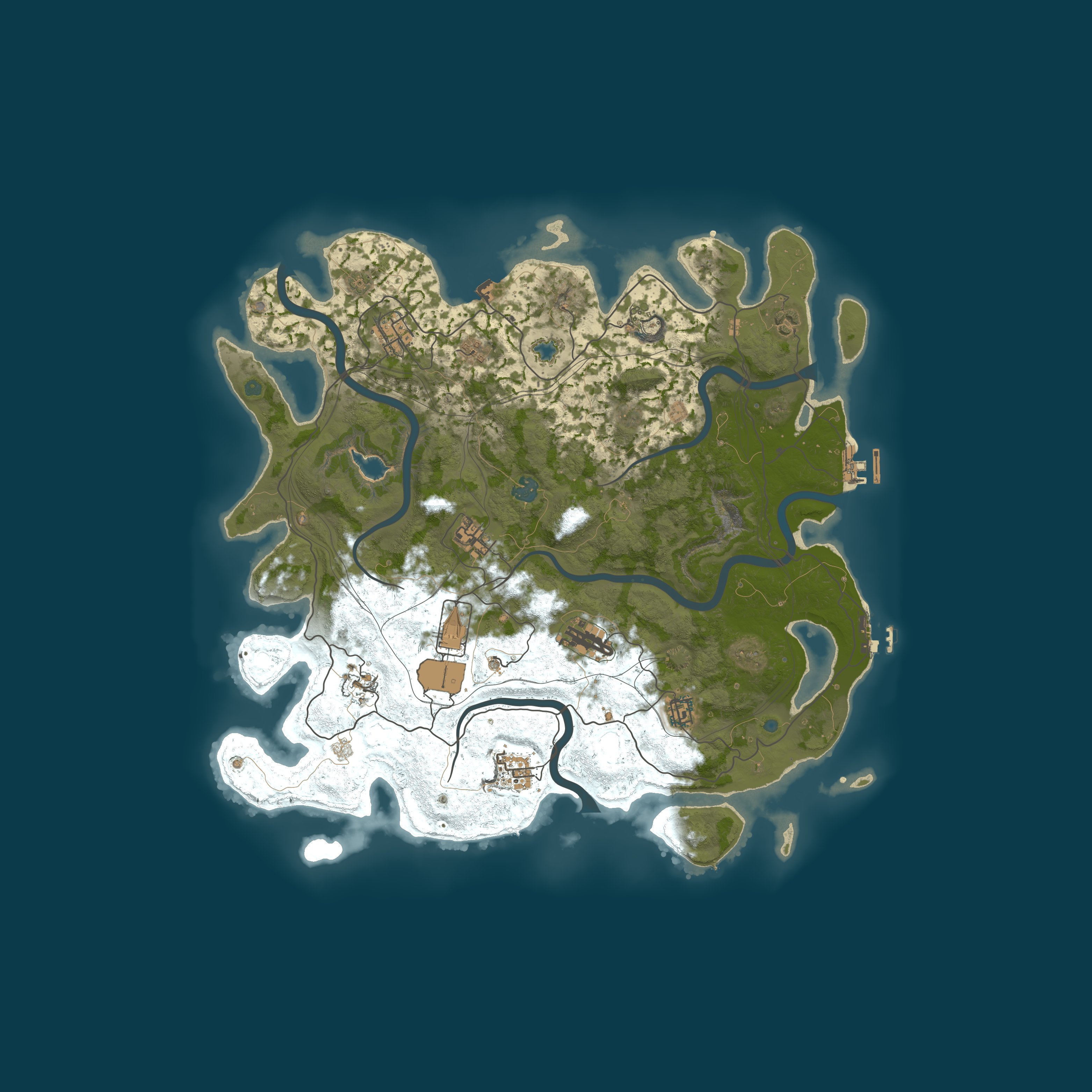Map for 666 RUST /ДЛЯ НОВИЧКОВ /СИБИРСКИЙ 05.06