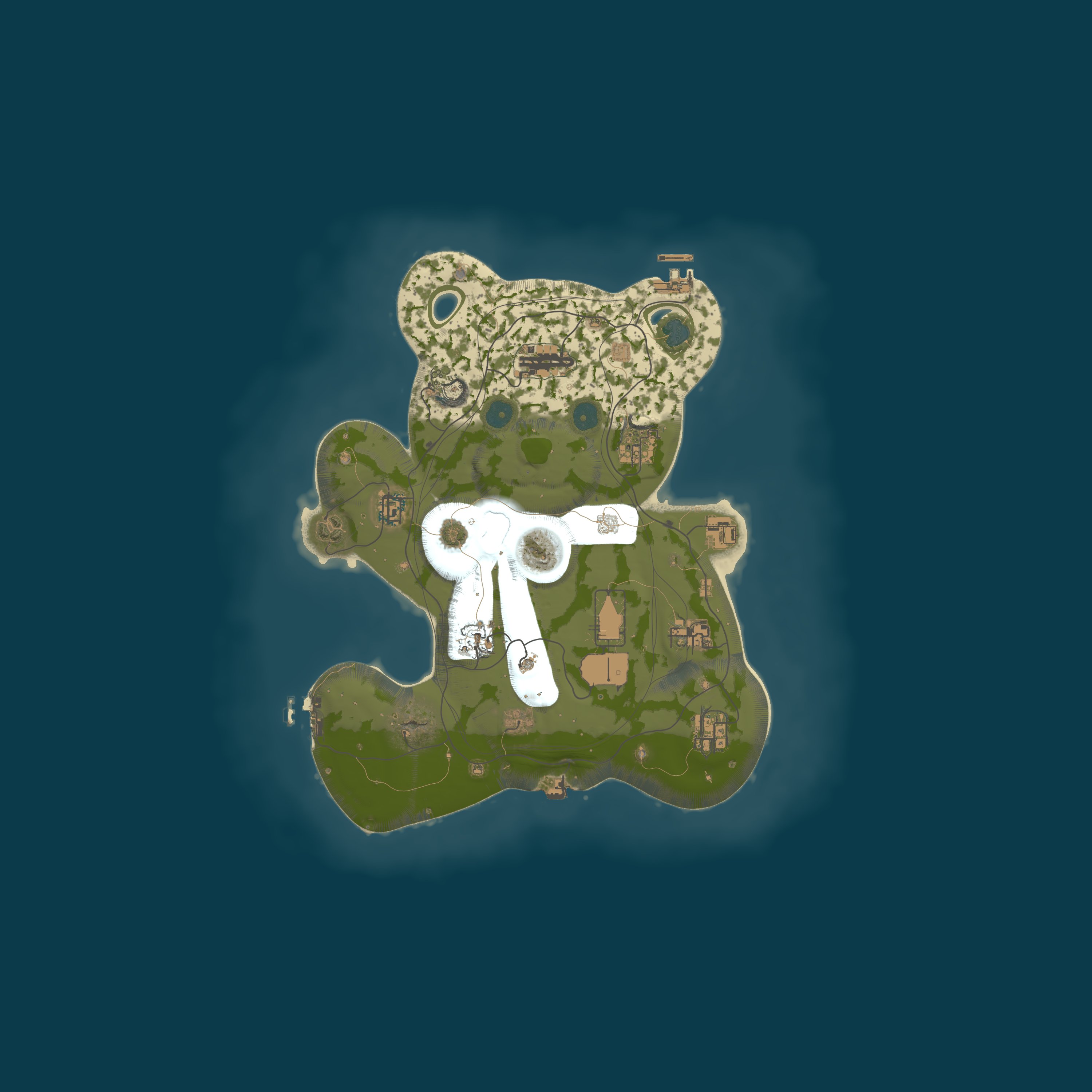 Map for Bearly Surviving