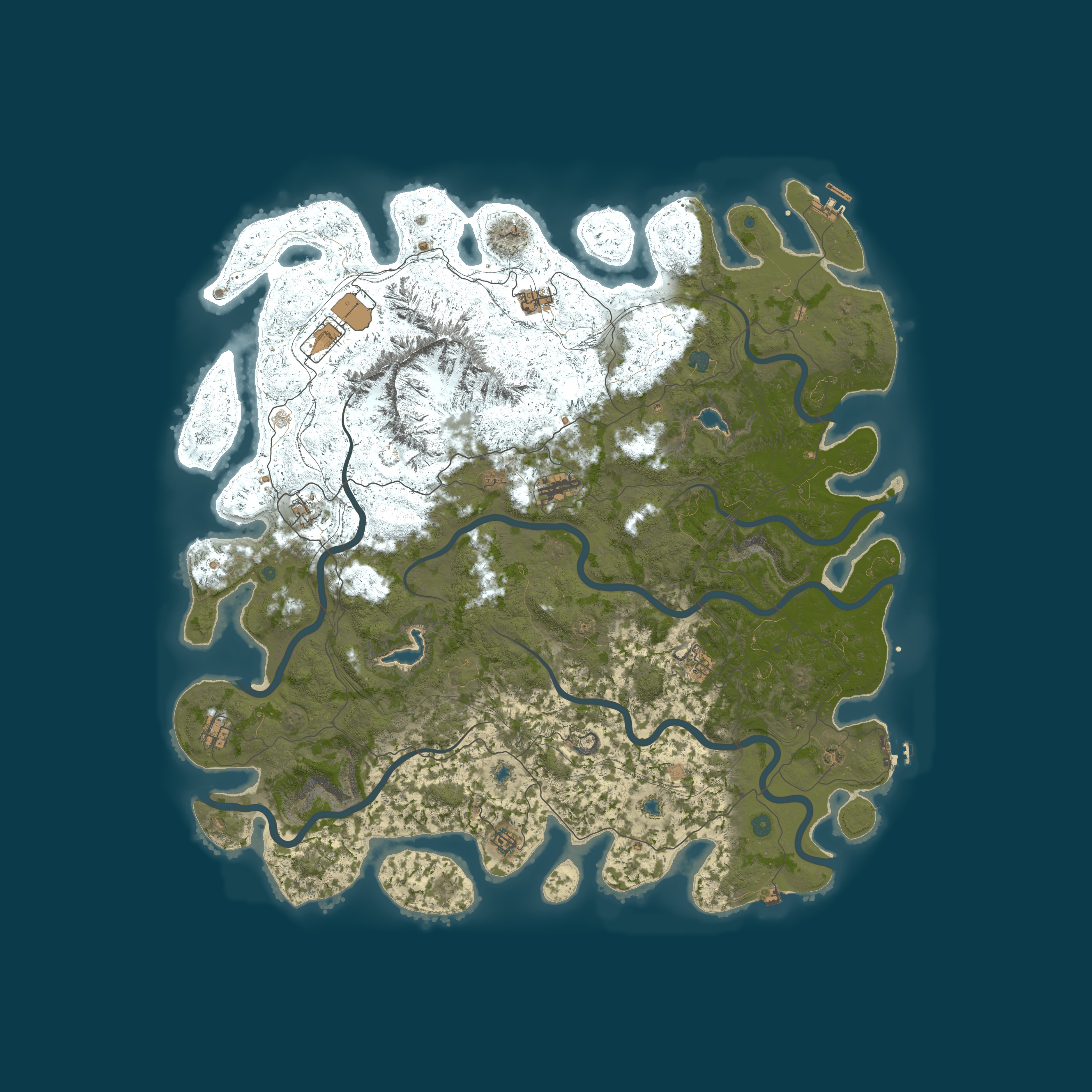 Map for [UK/EU] Thunderdome Rust PVE